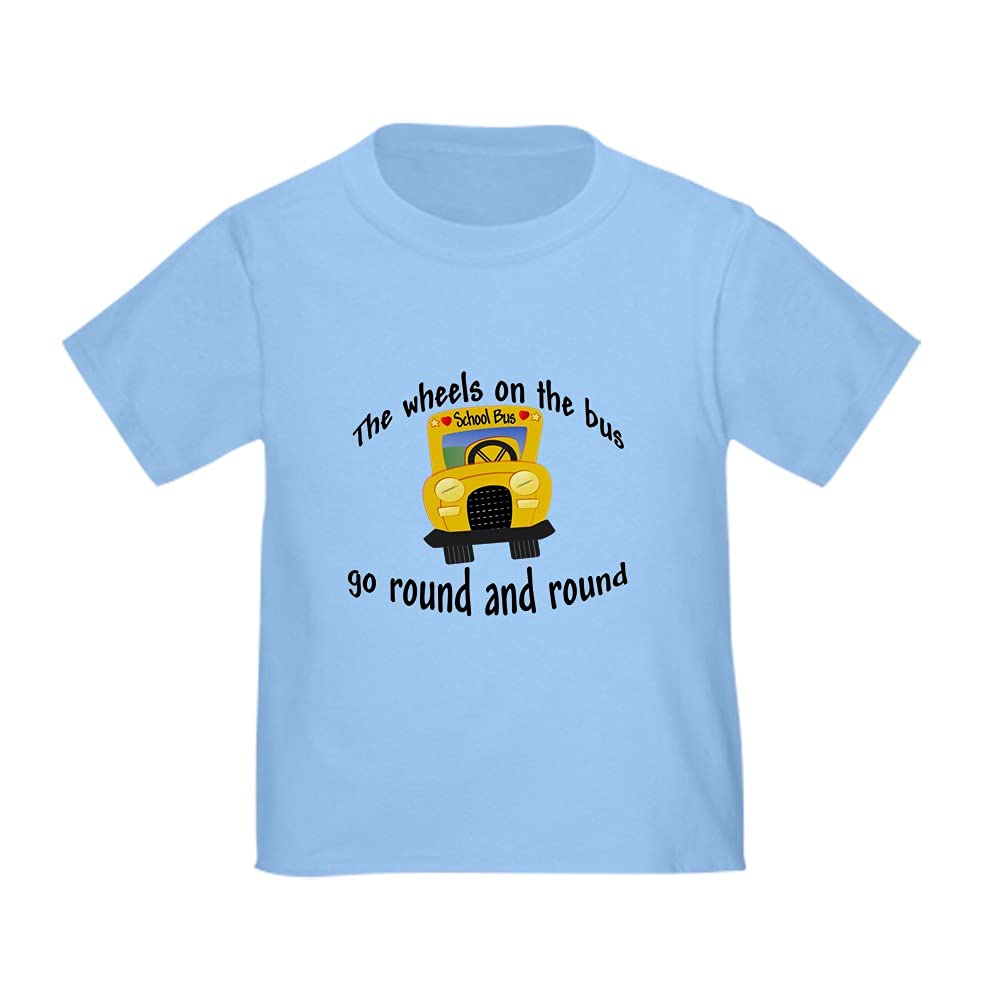 The Wheels On The Bus Baby & Toddler T-Shirt - Cute Kids Graphic Tee for Boys & Girls - Perfect for Playdates, Daycare & Family Outings