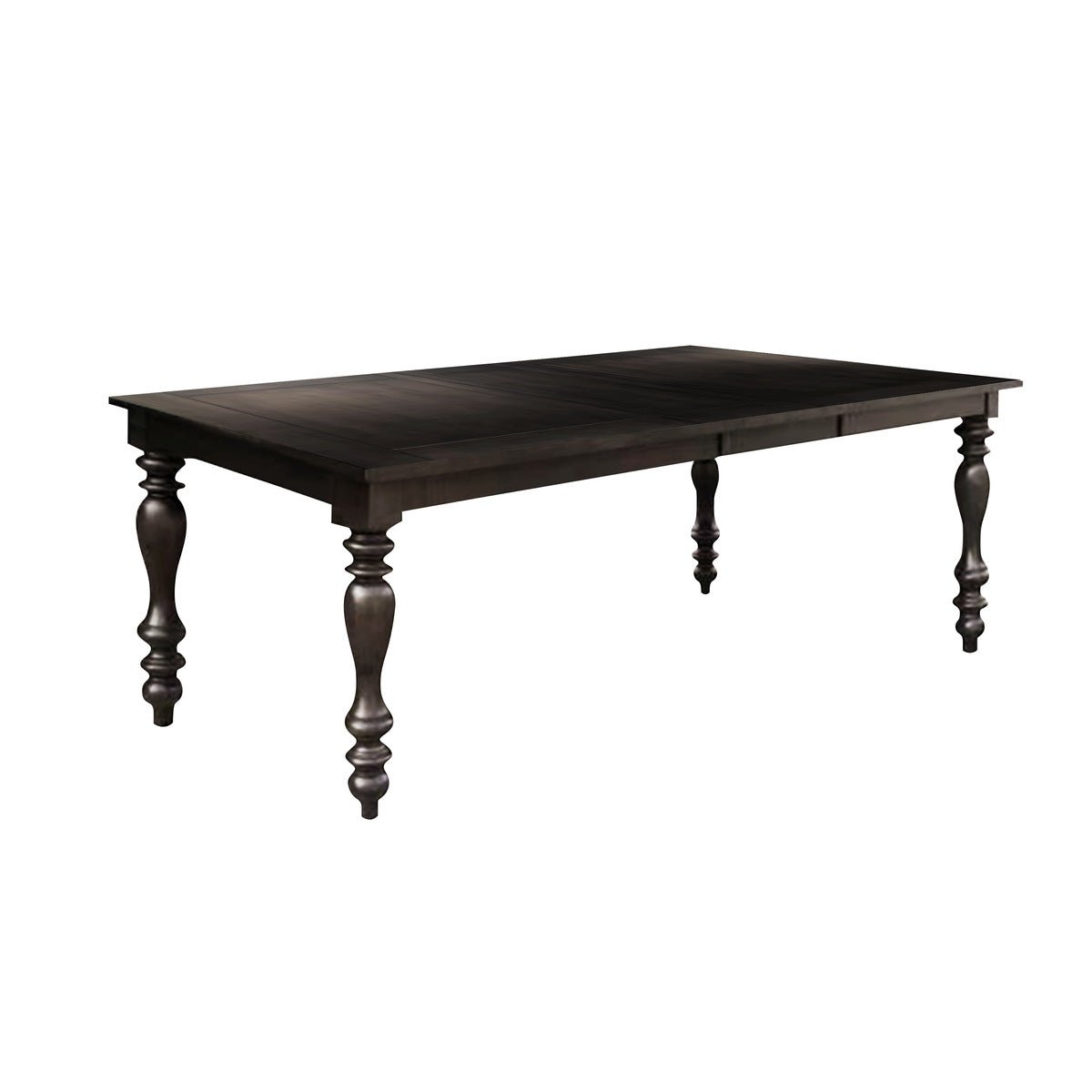 Solid Wood Dining Table Set in Elegant Grey Finish - Perfect for Family Meals, Dinner Parties, and Home Decor