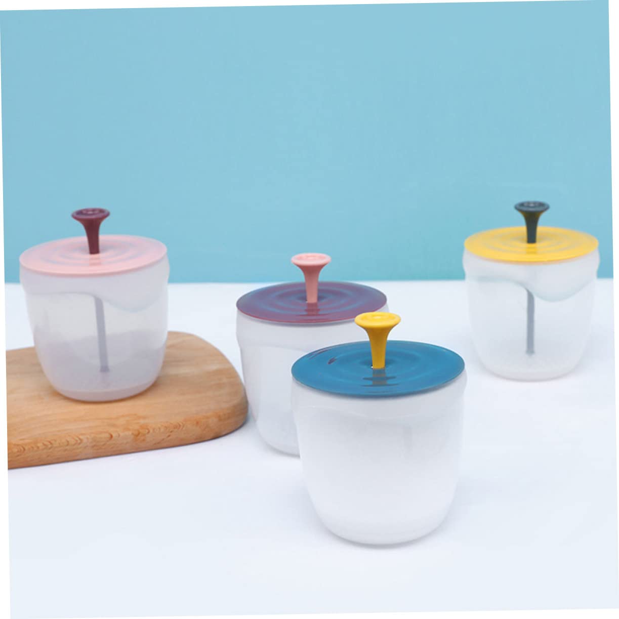 4pcs Facial Bubble Maker Bottle - Travel Size Foaming Cup for Face Cleansing | Easy to Use Whipped Bubble Maker | Perfect for Skincare Routine & Travel Essentials