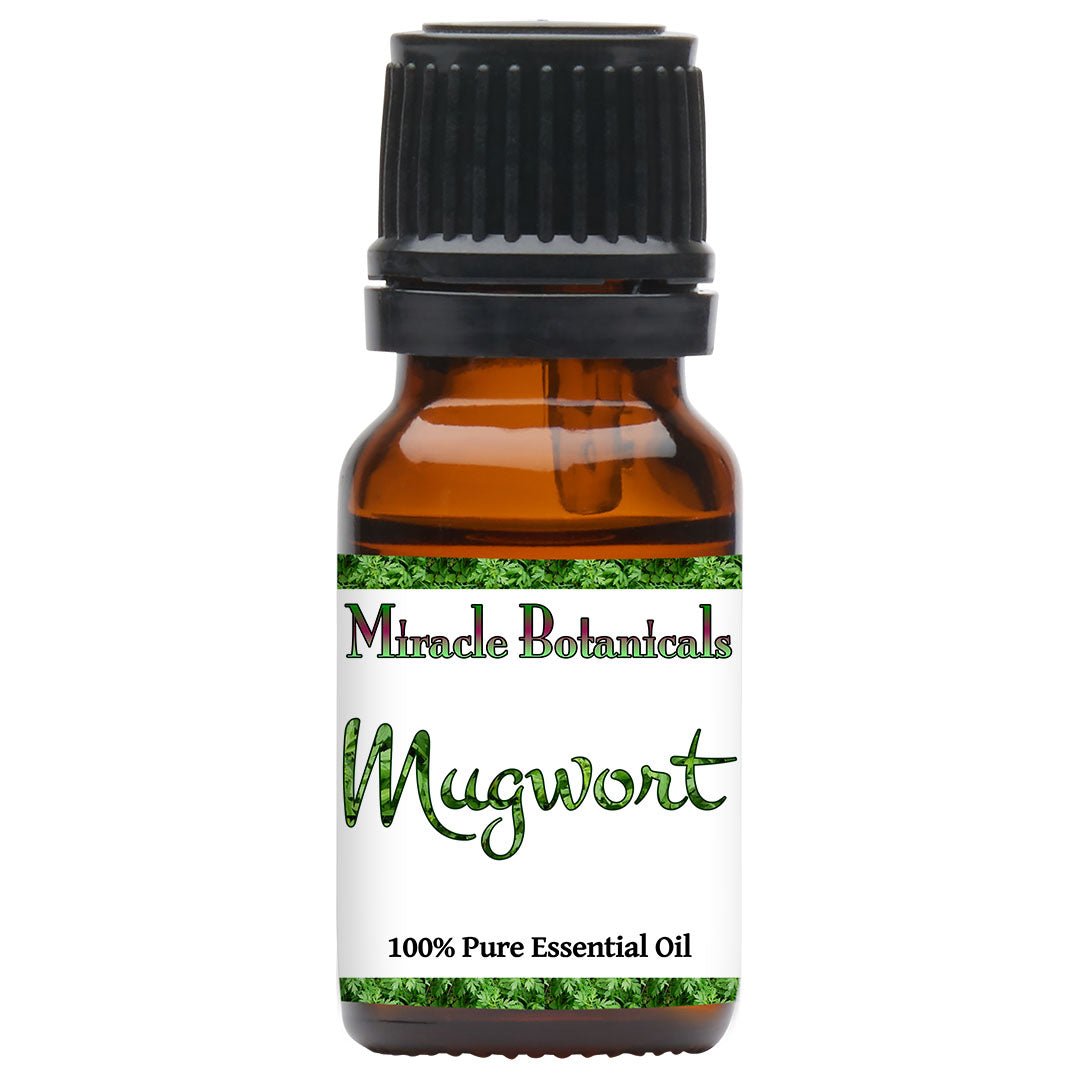 Pure Mugwort Essential Oil (Artemisia Vulgaris) - 100% Natural Therapeutic Grade for Aromatherapy, Relaxation & Skin Care - Perfect for Diffusers, Massage & DIY Beauty Products