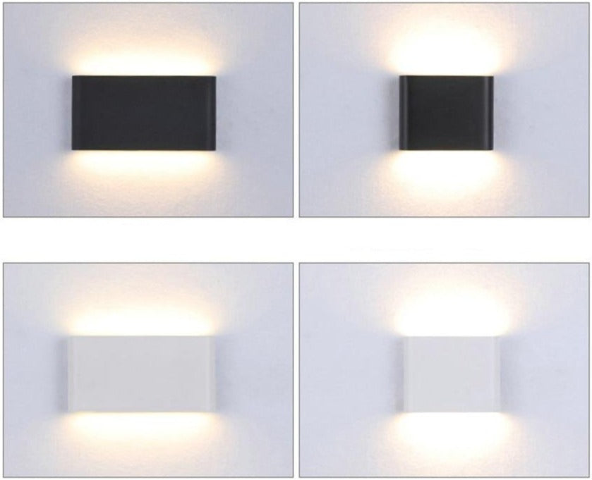 Ultra Thin Rectangular LED Wall Light - Modern Energy Efficient Lighting for Home, Office, and Commercial Spaces - Perfect for Accent, Ambient, and Decorative Lighting