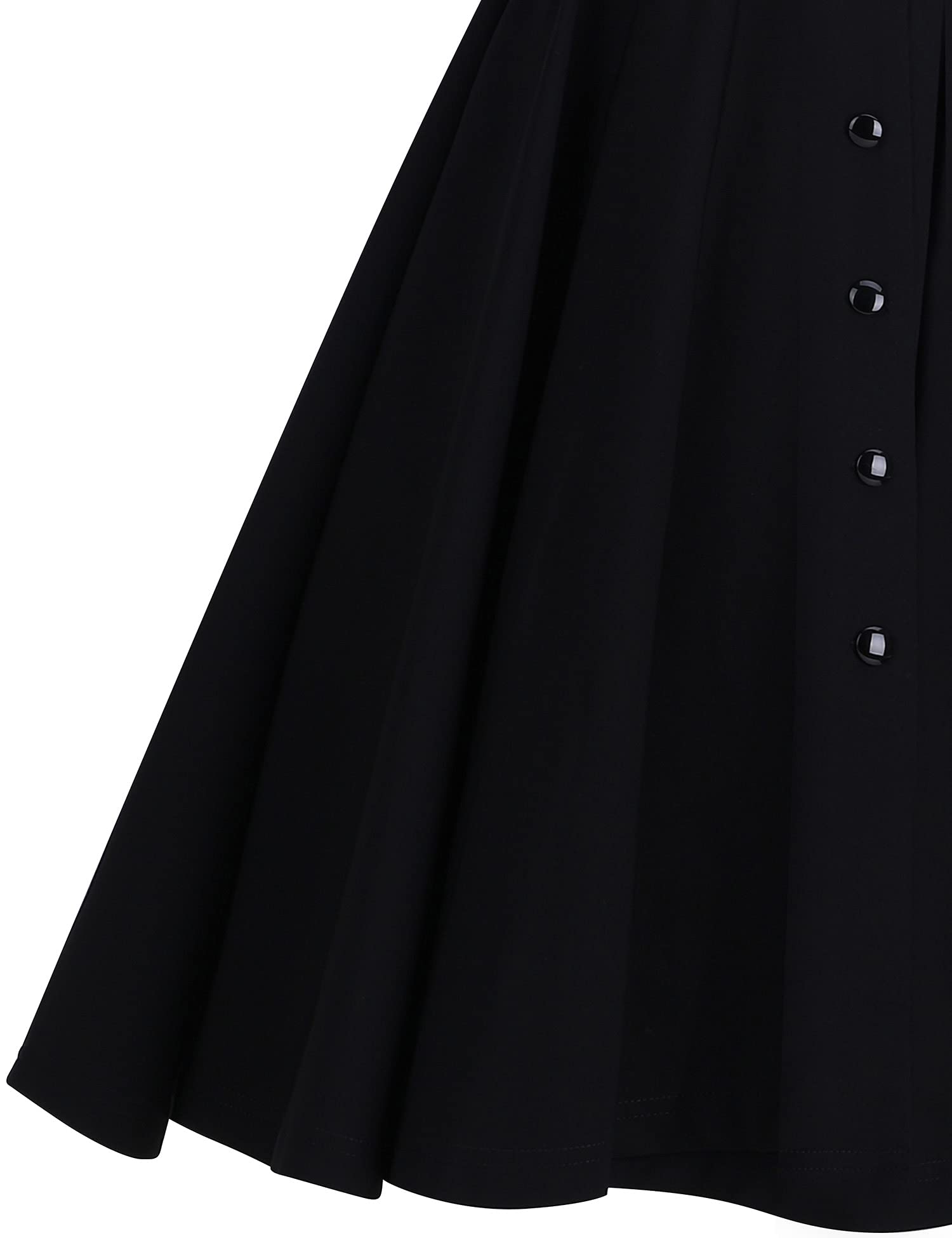 GownTown 1950s Vintage Women's Midi Shirt Dress with Belt - Elegant Cocktail Party Dress for Women, Perfect for Office, Date Night & Special Occasions