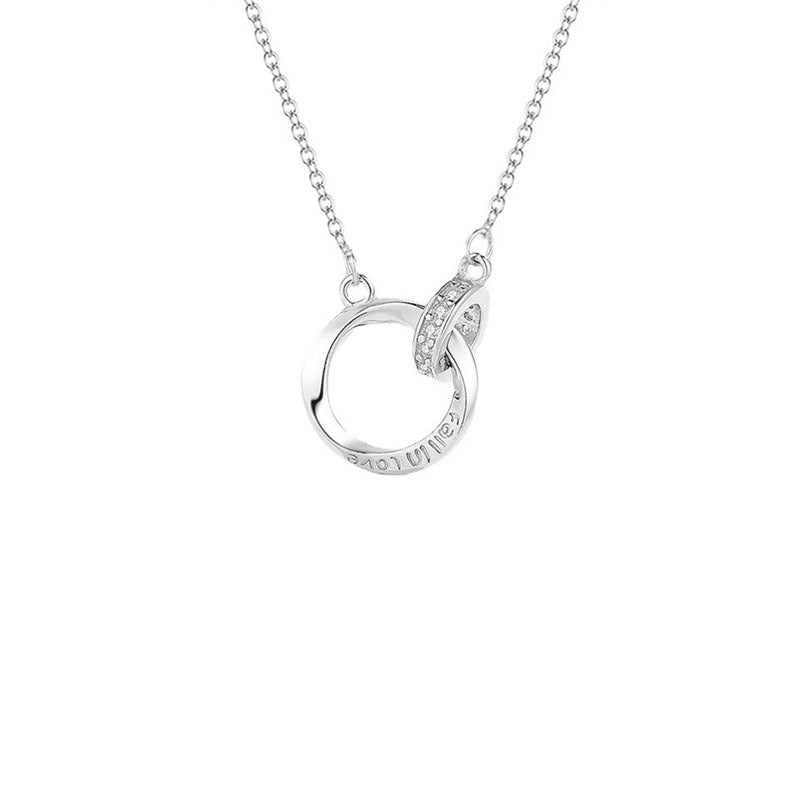All in Love Couple's Matching Necklace Set - Romantic Valentine's Day Jewelry Gift for Couples | Perfect for Anniversaries, Weddings & Date Nights