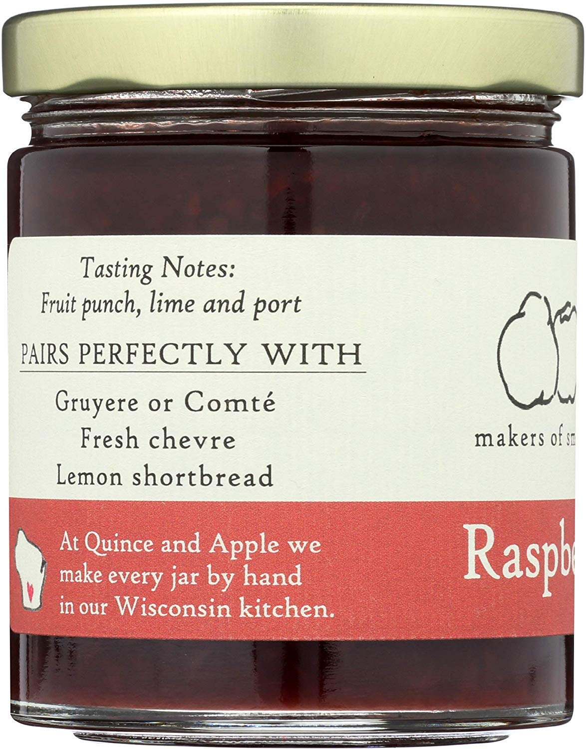 Premium Raspberry Rose Jam - 6 oz Jar (Pack of 3) | Artisan Fruit Preserves for Breakfast, Desserts & Gift Giving | Gourmet Spread for Toast, Scones & Cheese Boards