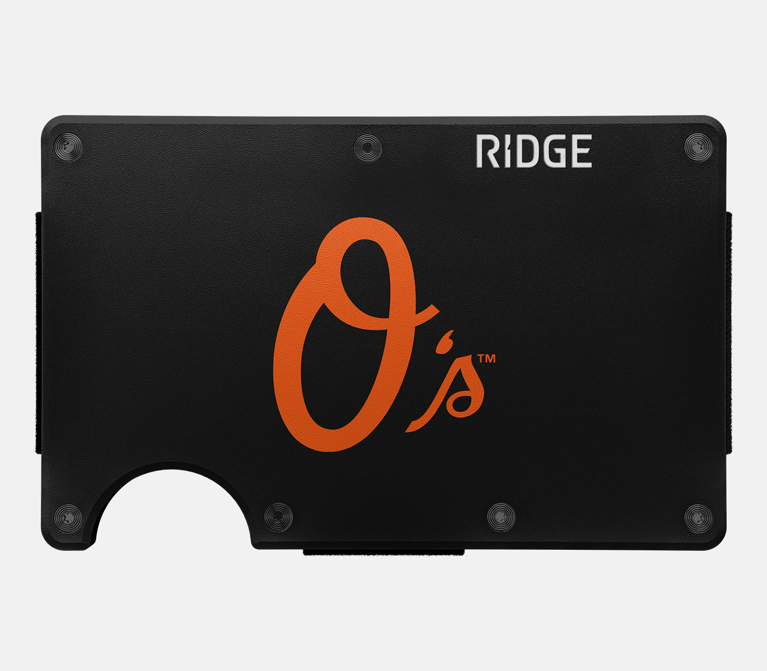 Ridge Wallet for Men - Slim RFID Blocking Minimalist Front Pocket Wallet - Perfect for Everyday Carry & Travel | Baltimore Orioles Edition