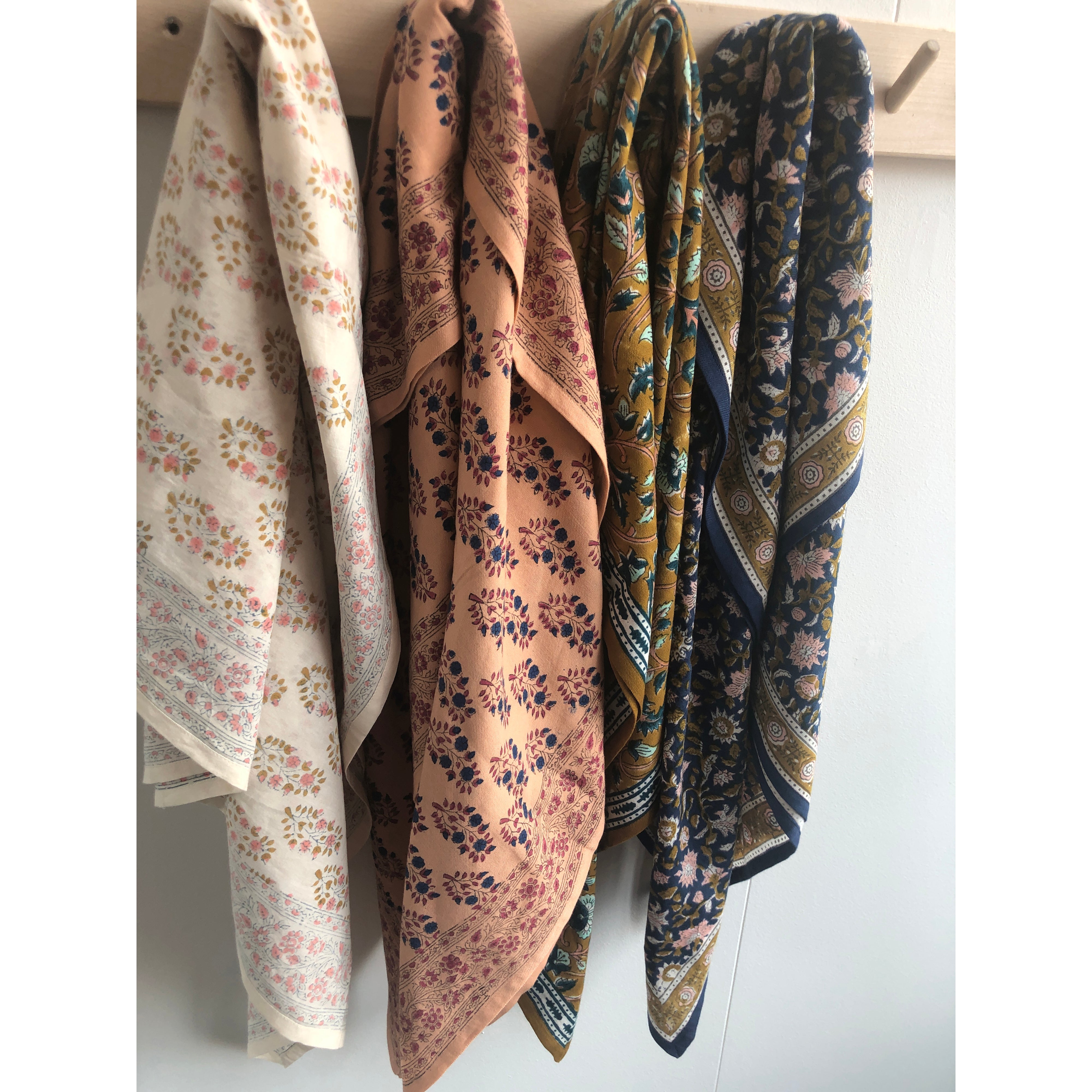 Bonheur du Jour Paris Girl Scarf - Indigo Blue Fashion Scarf for Women - Perfect for Everyday Wear, Travel & Gift Giving