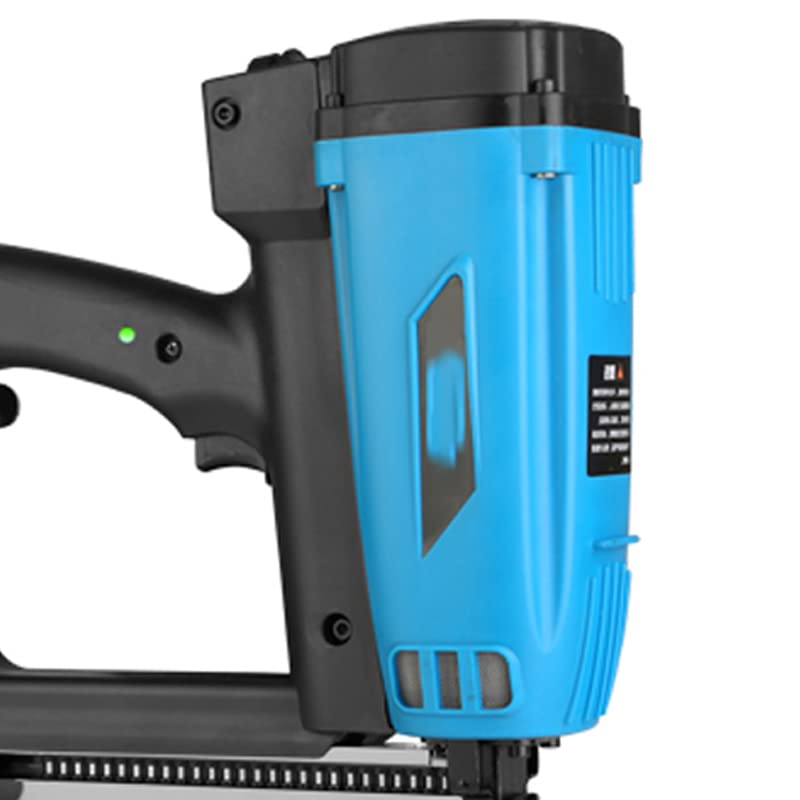 YZACK Rechargeable Single-Use Gas Nail Gun for Concrete Ceiling Framing - Steel Nailer for Hydroelectric Carpentry | Perfect for Construction, Woodworking & Electrical Projects