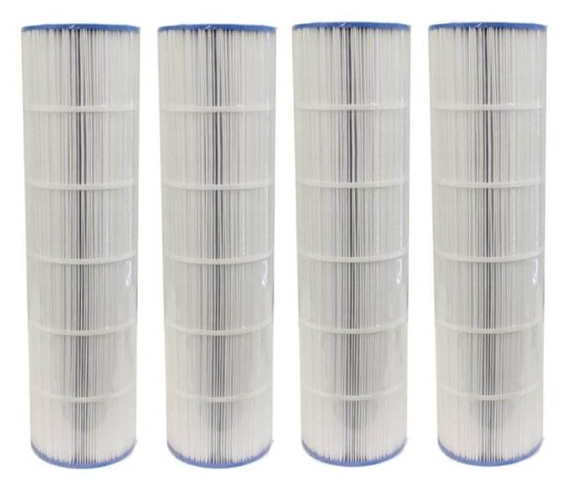 Unicel C-7488 106 Sq Ft Pool Filter Cartridge Replacement - 176 Pleats, Compatible with Hayward Pool Filters (4 Pack) - Perfect for Inground & Above Ground Swimming Pools, Spas, and Hot Tubs