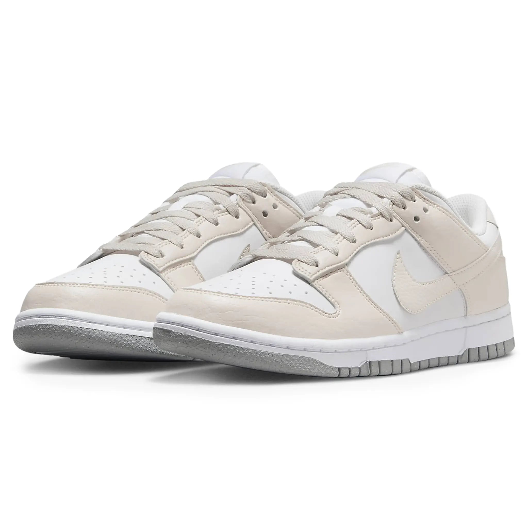 Nike Dunk Low Next Nature Women's Sneakers - White & Light Orewood Brown | Eco-Friendly Materials | Casual Wear, Street Style & Everyday Comfort