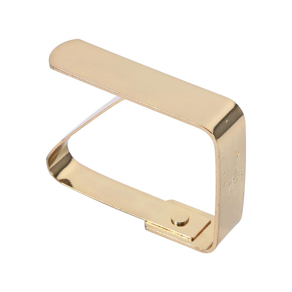 Stainless Steel Tablecloth Clips - Heavy Duty Table Cover Clamps for Home Kitchen, Restaurant, Party & Picnic - Secure Table Skirts & Linens (Gold) - Perfect for Outdoor Dining, Wedding Decor & Buffet Setups