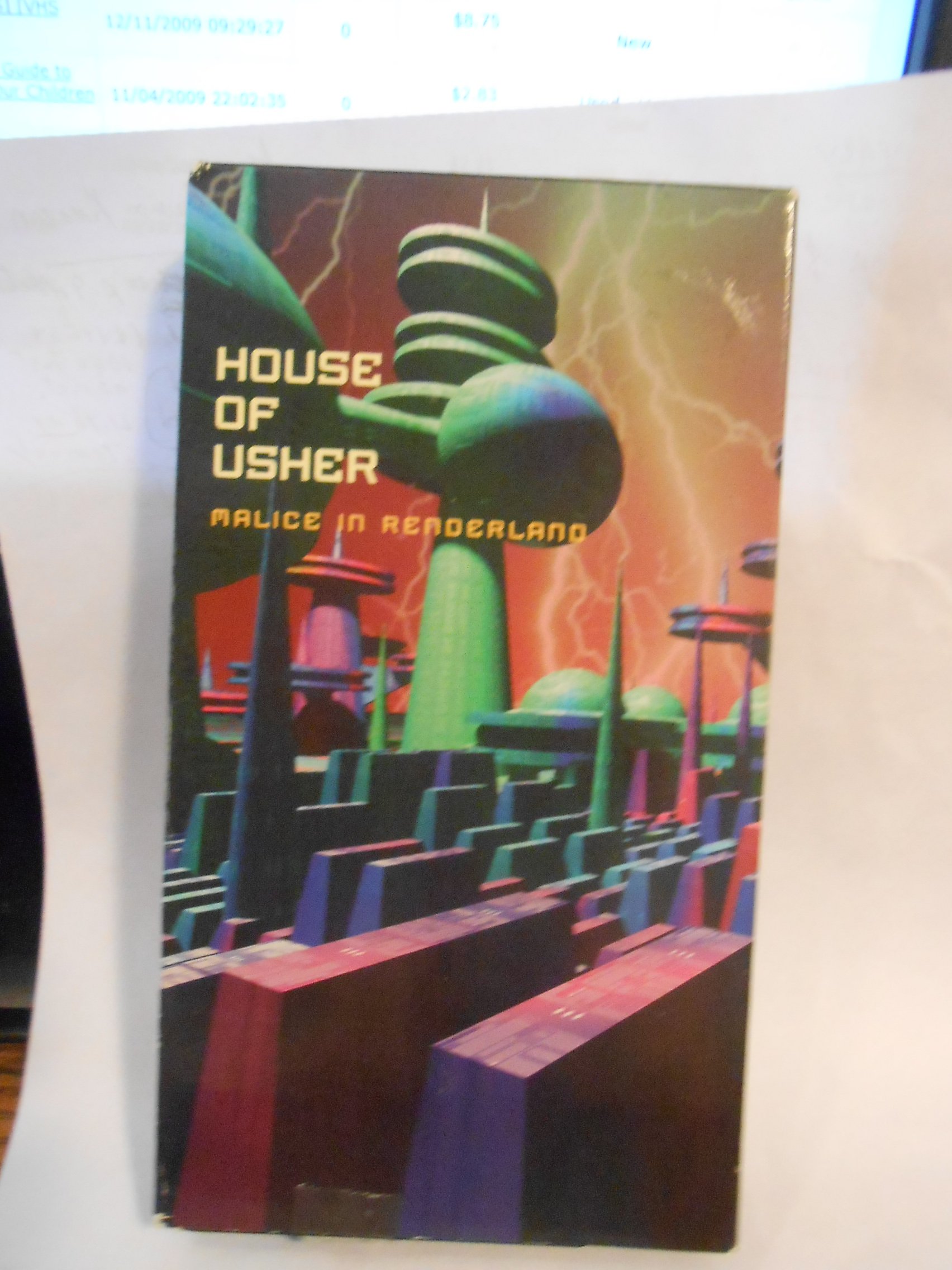 House Of Usher Malice In Renderland VHS - Horror Movie Collectible