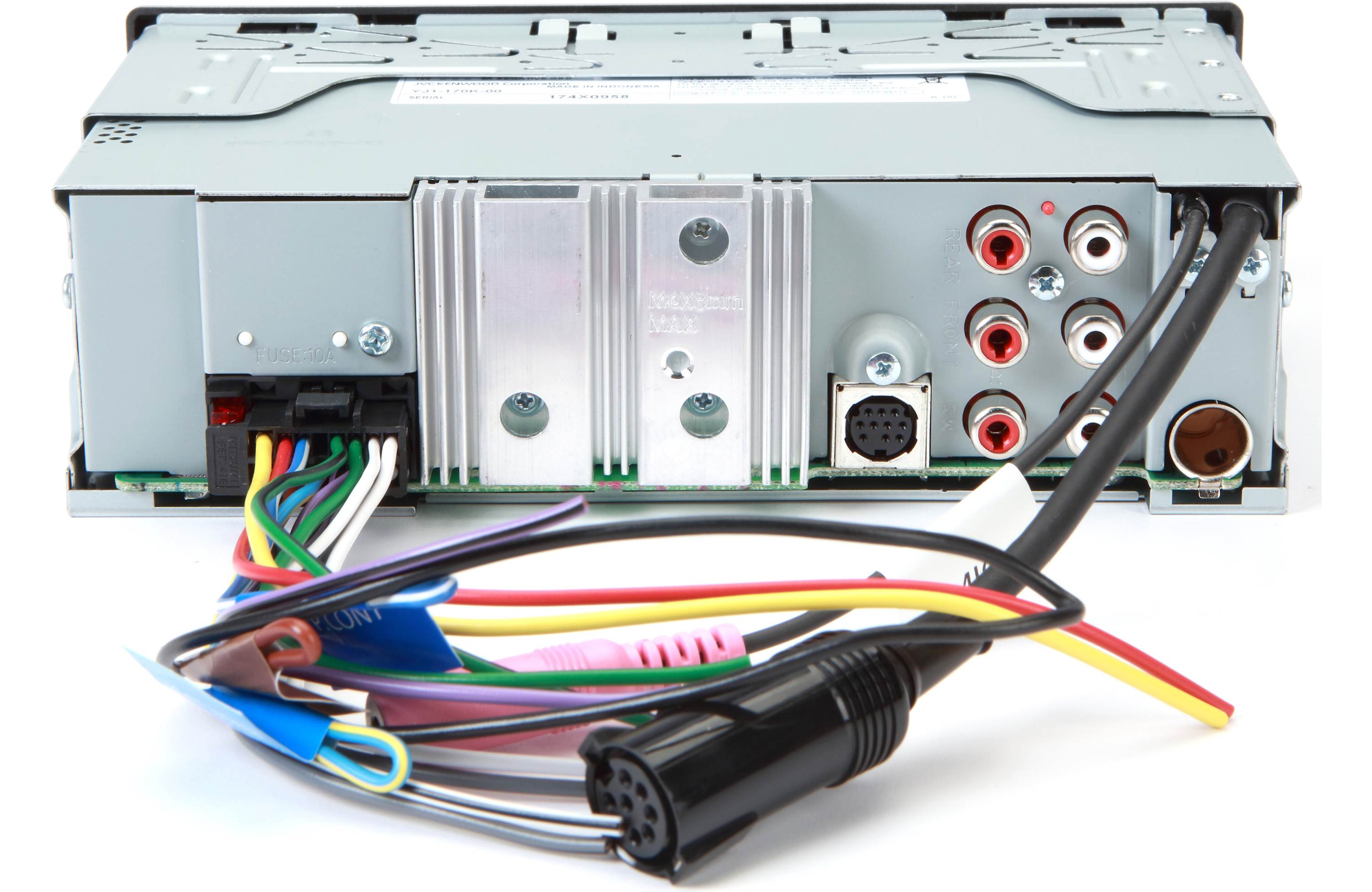 Kenwood KMR M328BT Marine & Motorsports Digital Media Receiver with Bluetooth - Perfect for Boats, ATVs & Off-Road Vehicles