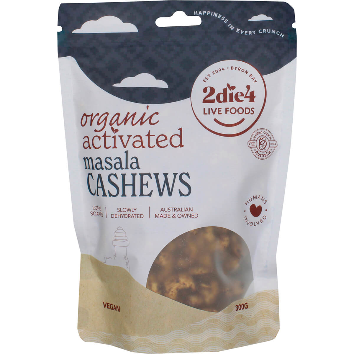 Organic Masala Cashews - Spicy & Flavorful Indian Snack for Healthy Eating | Perfect for Parties, Gifting & On-the-Go Snacking
