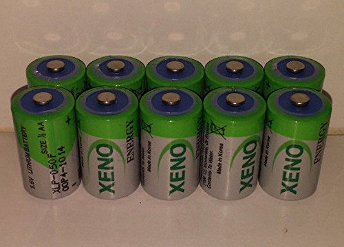 Xeno (10) ER14252 1/2AA Lithium Batteries - Long Lasting Replacement for Eagle Pitcher LTC-9C - Perfect for Medical Devices, Security Systems & Emergency Equipment
