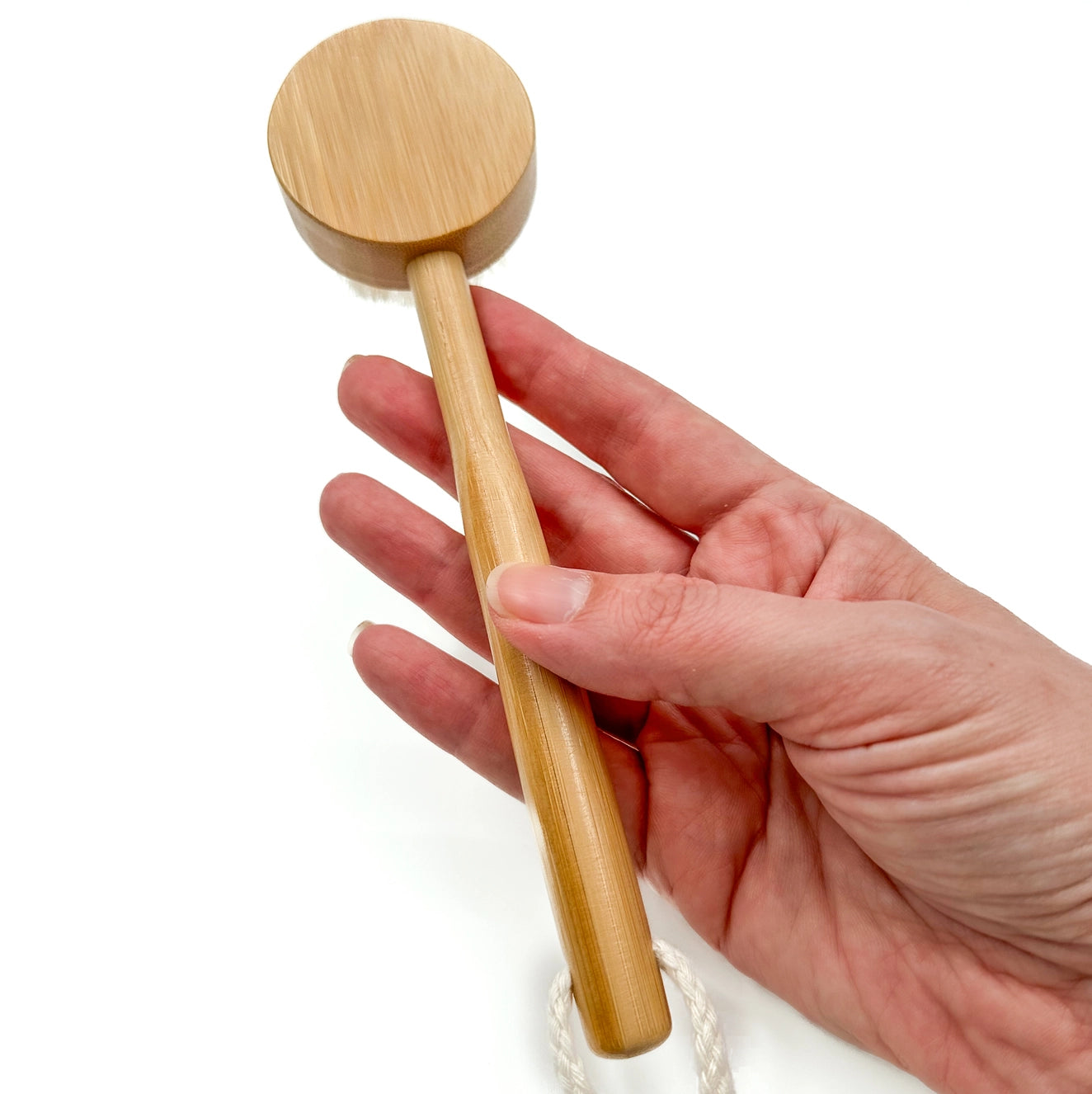 Bamboo Complexion Brush 9 - Natural Face Cleansing Brush for Exfoliation & Skincare | Perfect for Daily Facial Cleansing & Makeup Removal
