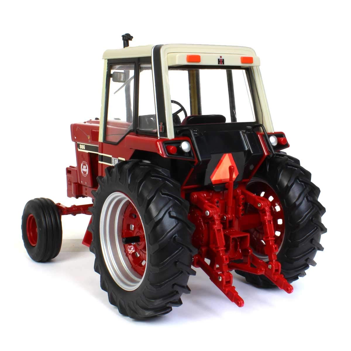 1/16 Scale International Harvester 986 Tractor Cab with Red Power & Branding Iron Logos - 2019 National Farm Toy Museum Limited Edition 44203 - Perfect for Collectors, Farm Toy Displays, and Agricultural History Enthusiasts