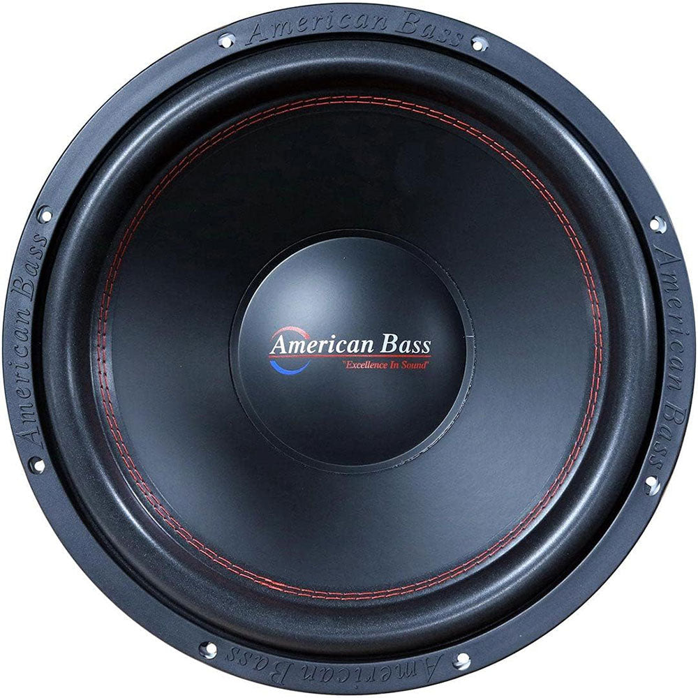 American Bass XD1522 1400W 15-Inch Dual 2 Ohm Car Subwoofer - High Power Bass for Car Audio Systems & Truck Sound Upgrades