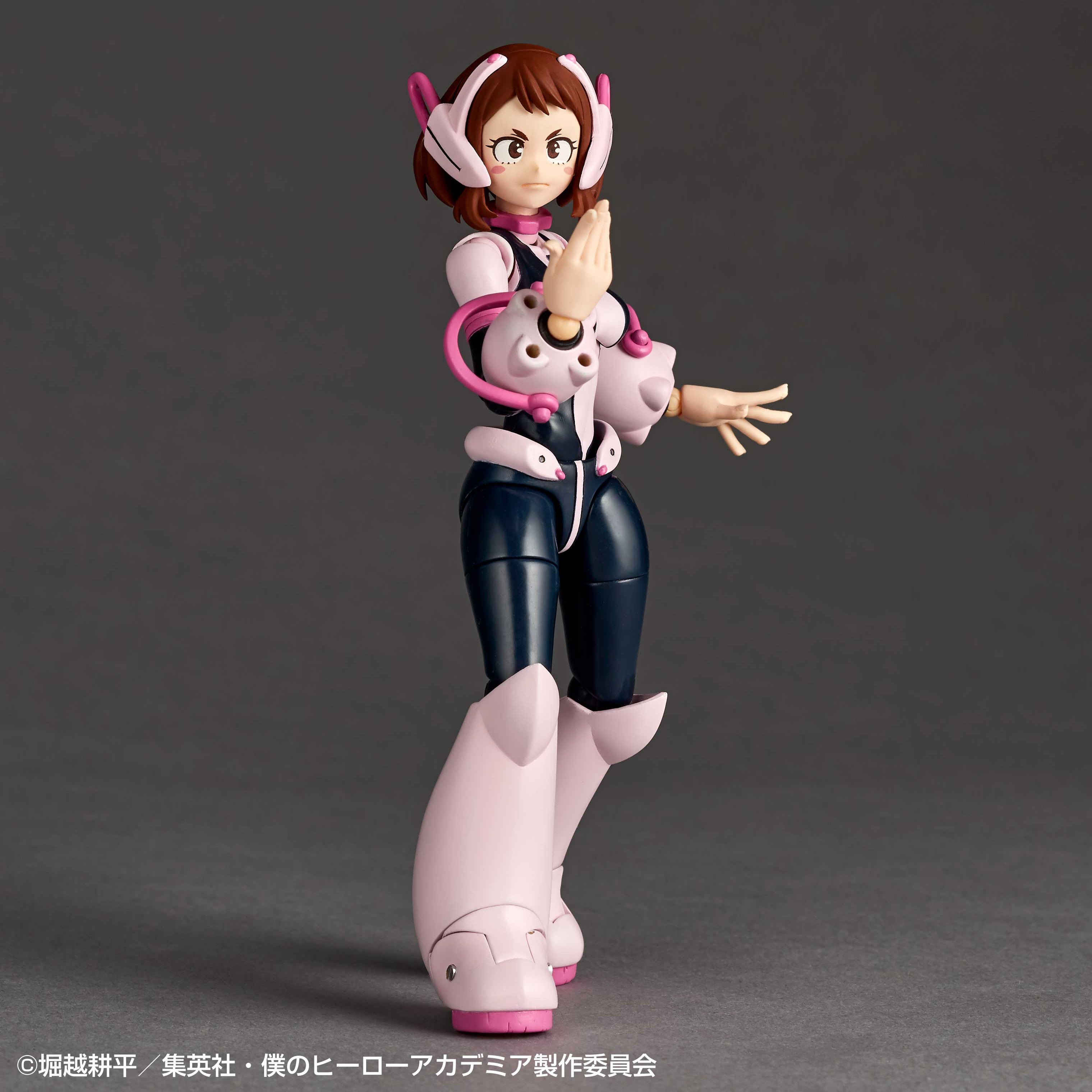 Amazing Yamaguchi Revoltech Action Figure - My Hero Academia Ochaco Uraraka NR048 - Collectible Anime Figure for Display & Play