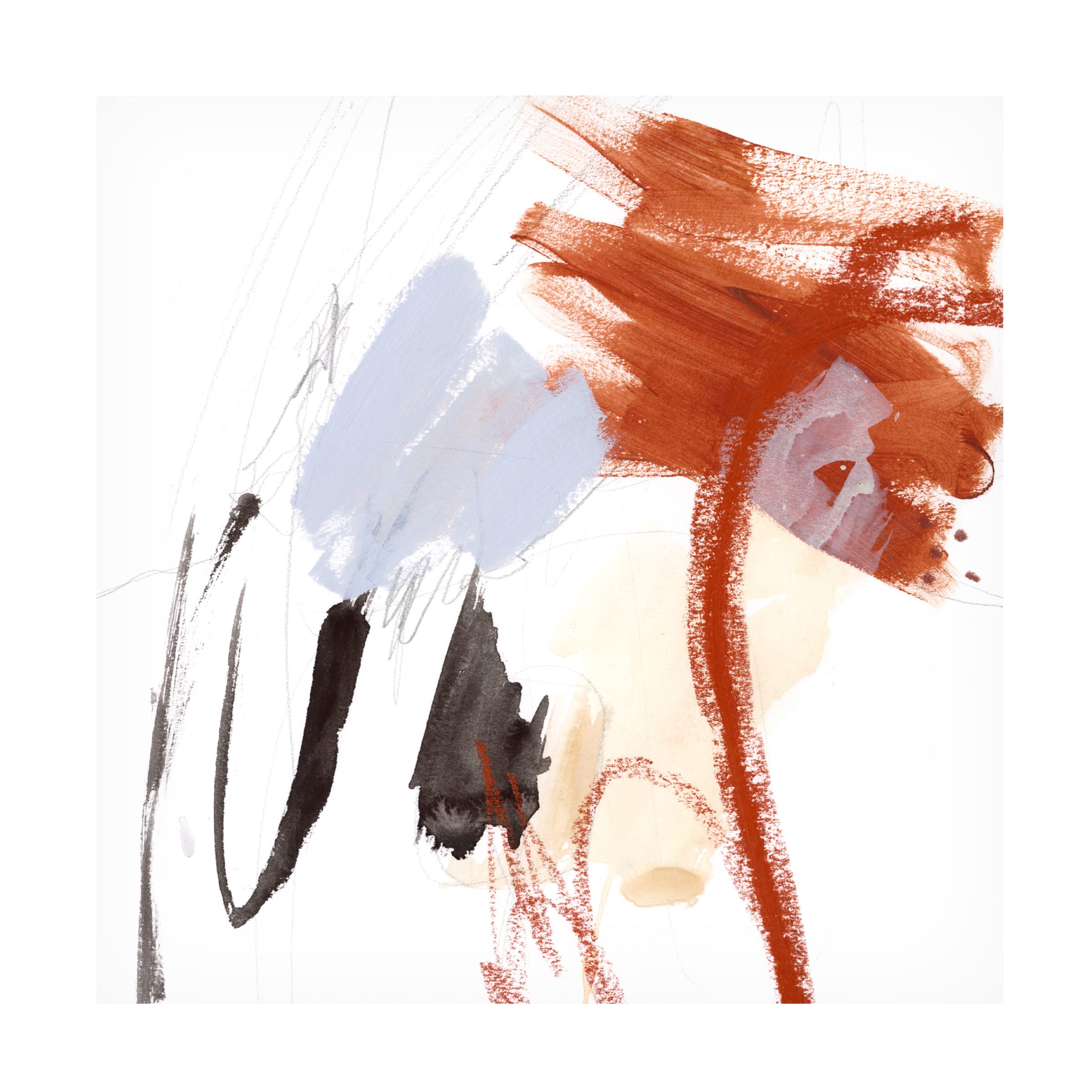Victoria Borges 'Iron and Down I' Canvas Wall Art Print - Modern Abstract Home Decor for Living Room, Bedroom & Office | Trademark Fine Art Collection