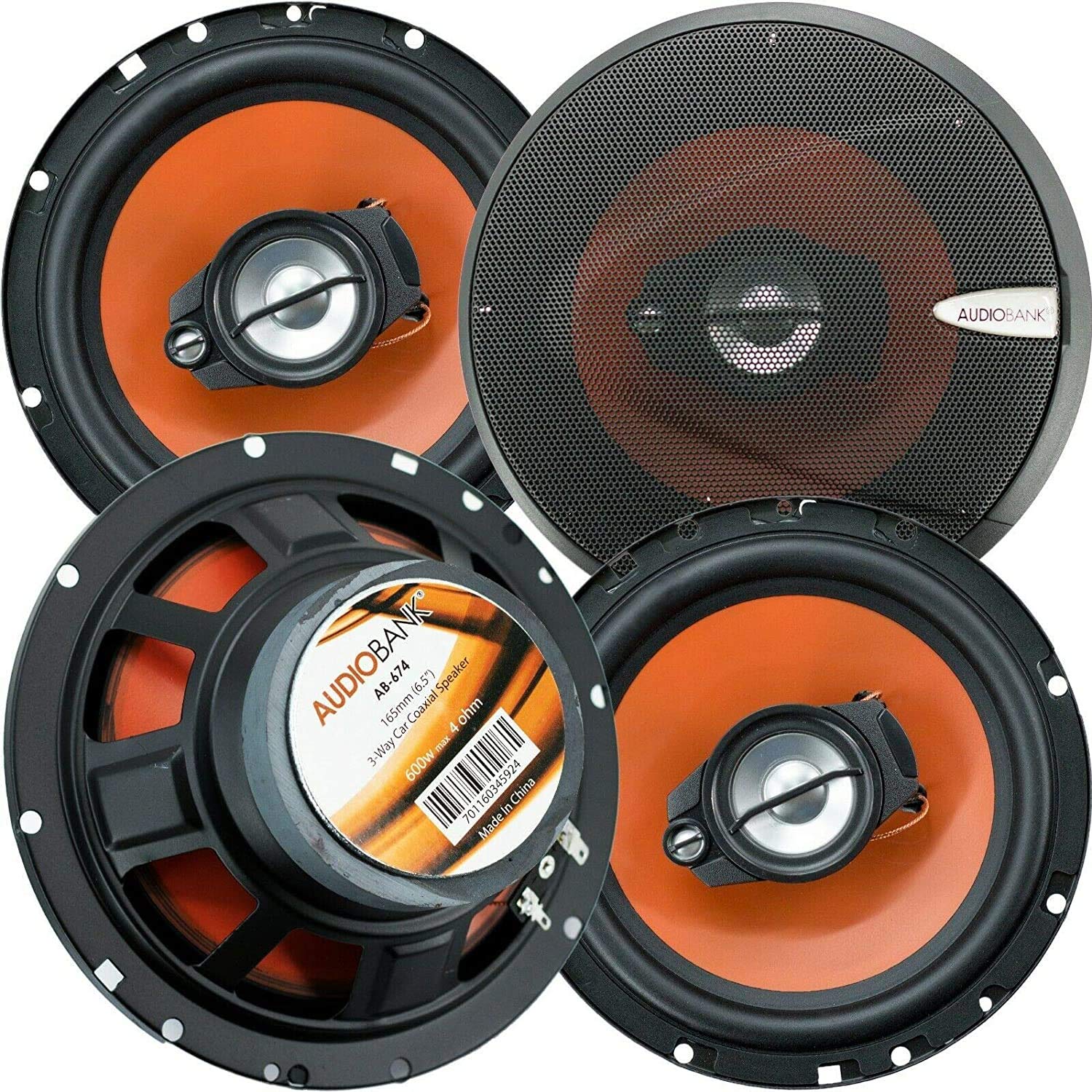 2 Pair Audiobank 6.5