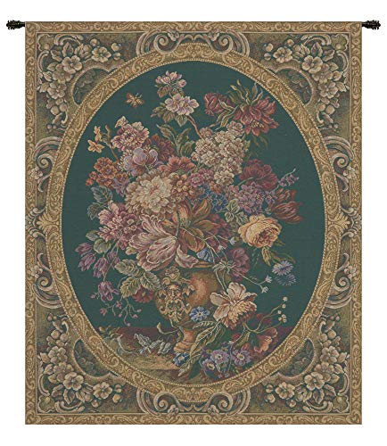 Floral Composition In Vase Green
