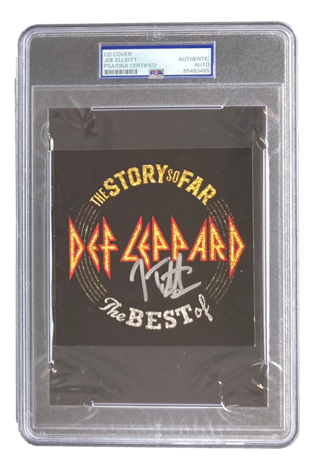 Joe Elliott Autographed Def Leppard 