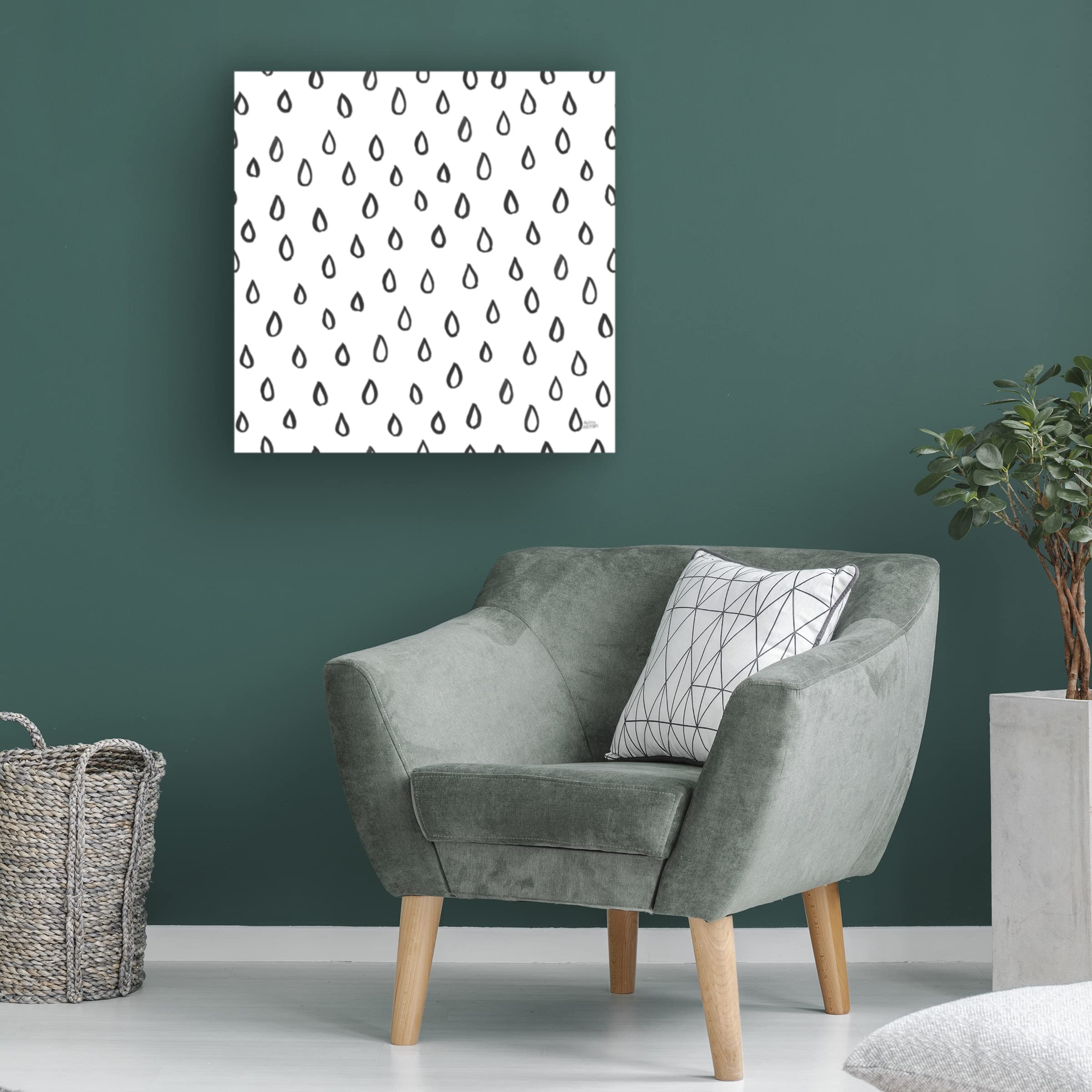 Trademark Fine Art 'Scandy Baby Pattern XII' Canvas Wall Art by Melissa Averinos - Modern Nursery Decor, Scandinavian Baby Room Design, Colorful Kids' Bedroom Painting