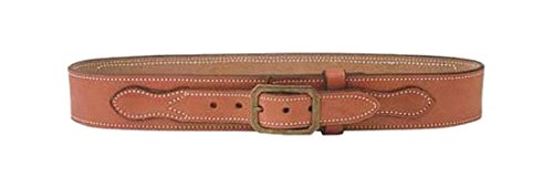 Desantis B37TL42PP Desperado Gun Belt - Tan, Size 42 - Premium Leather Concealed Carry Holster Belt for Cowboy Action Shooting & Western Wear