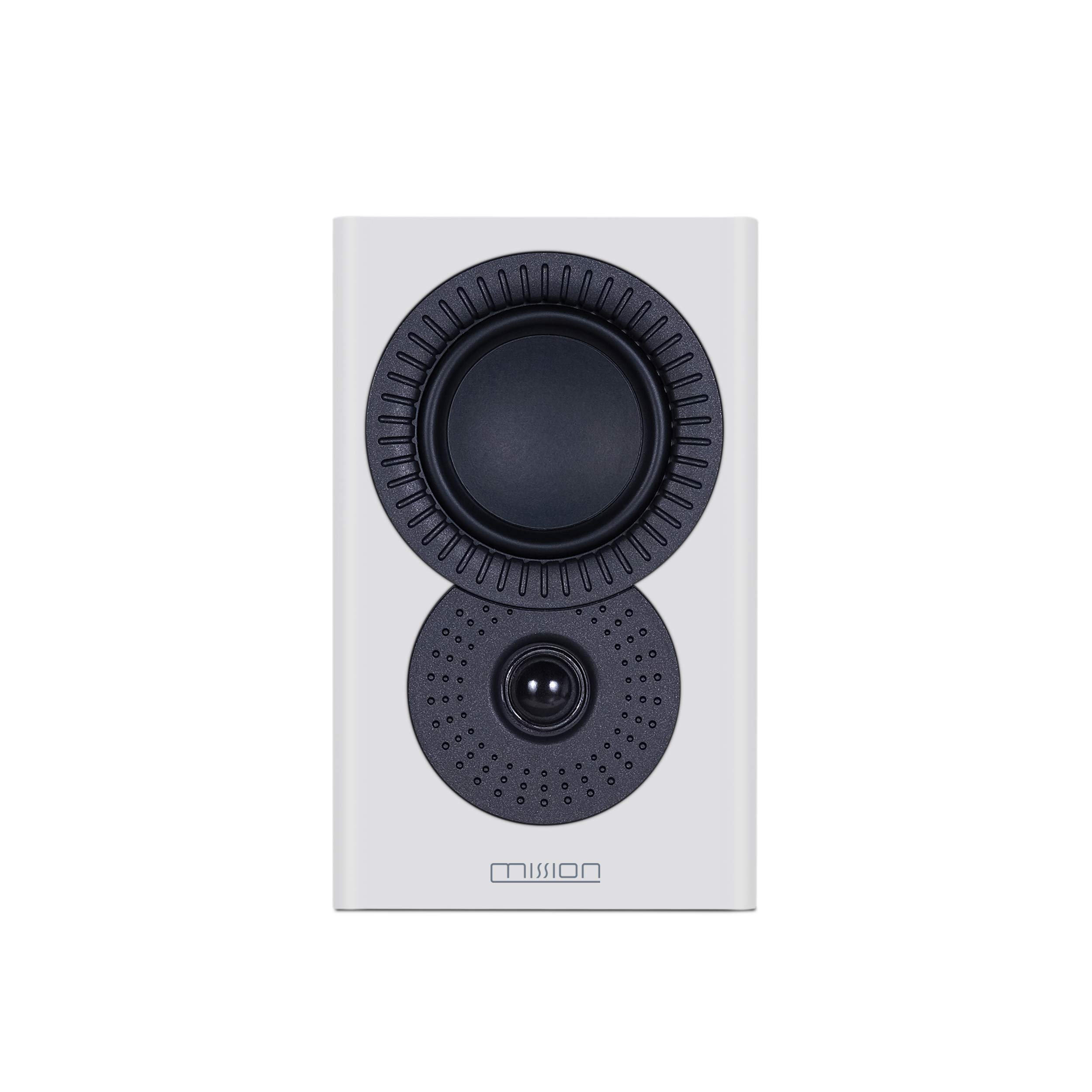 Mission LX-1 MkII Bookshelf Speakers - Premium HiFi Audio for Home Theater & Music (Pair, Lux White) | Perfect for Living Room, Bedroom & Home Studio Setup