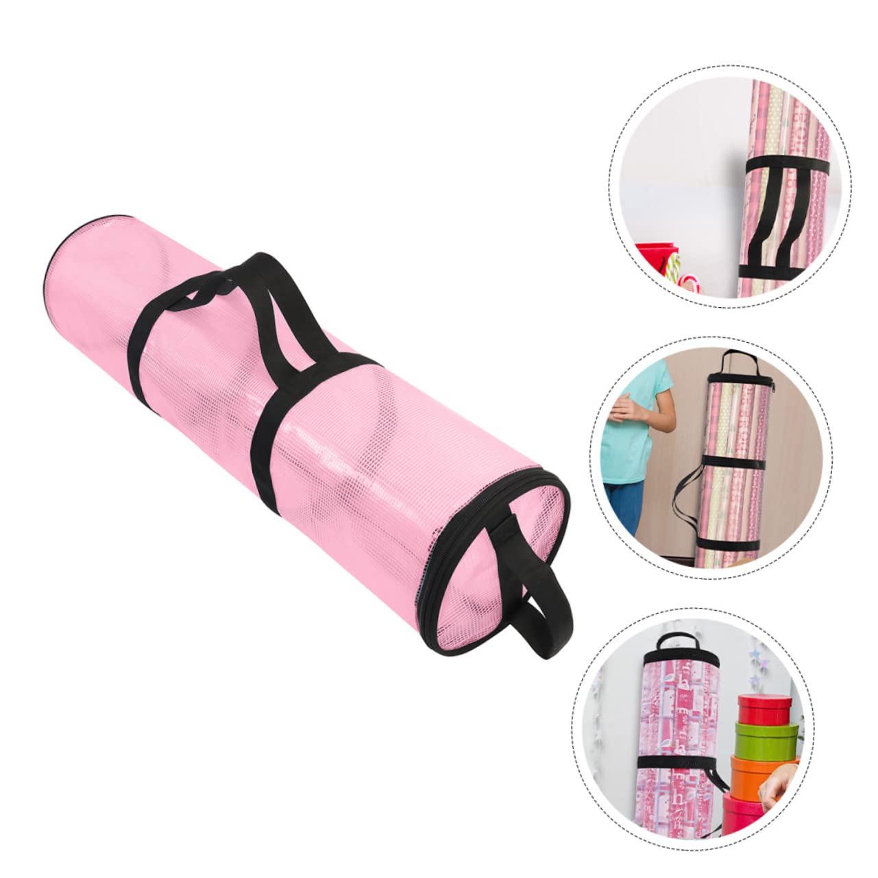 Christmas Wrapping Paper Storage Bags - Roll Paper Organizer for Holiday Gift Wrapping, Packing Supplies & Home Organization - Perfect for Xmas, Birthdays & Party Gift Wrapping Accessories