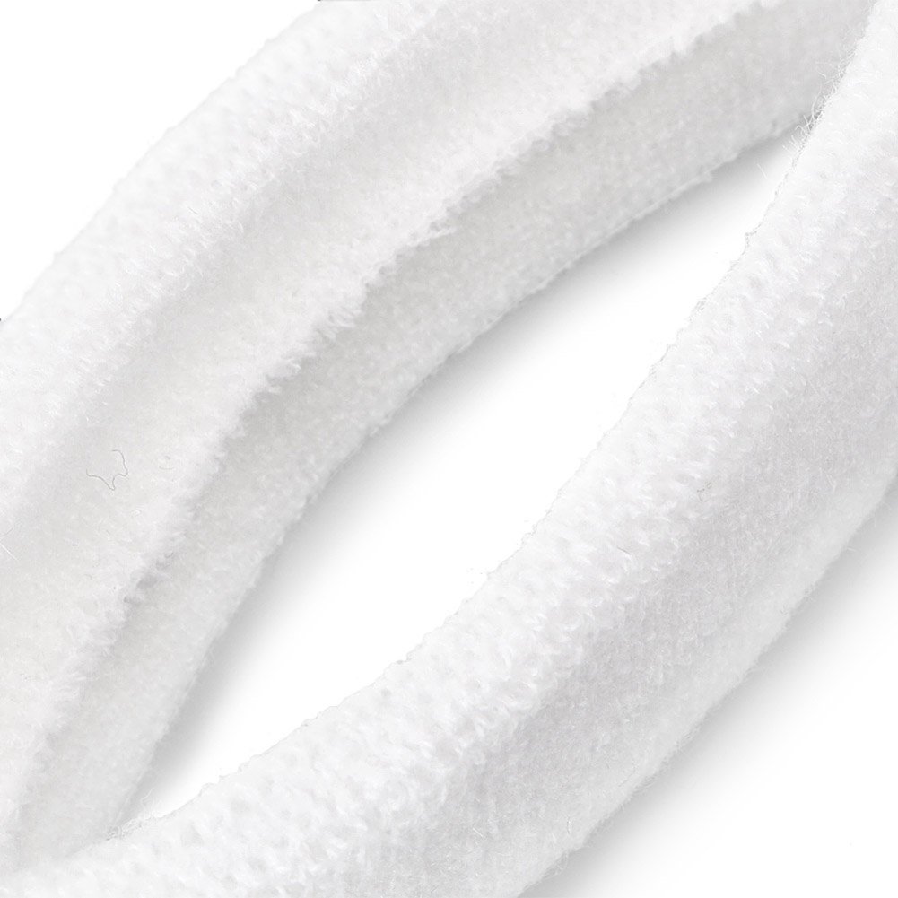 Mallofusa 4 Pack Cotton Sports Wristbands & Headbands - Sweat Absorbent Athletic Bands for Tennis, Yoga, Jogging, Basketball & Workouts - Perfect for Gym, Running & Fitness Activities