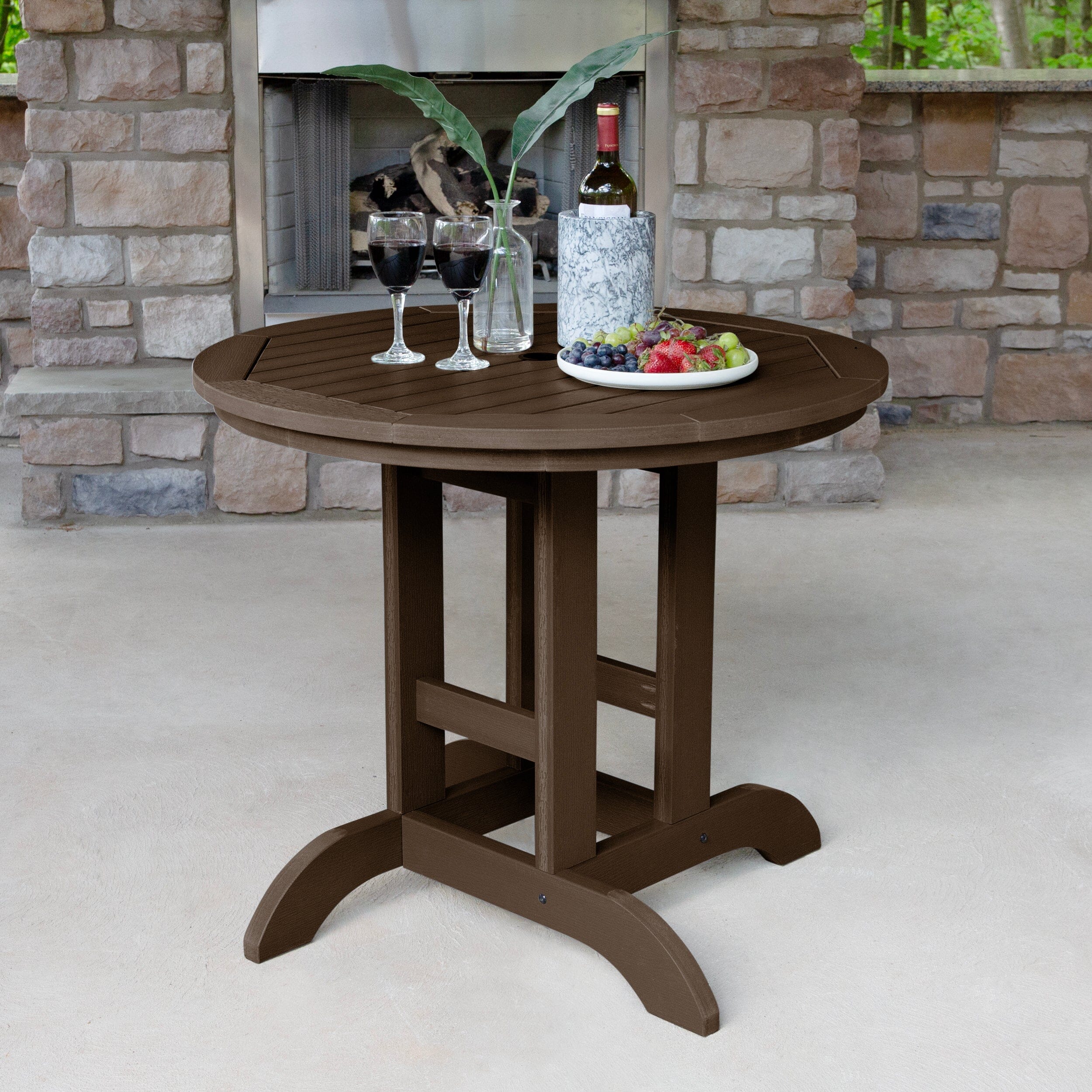 36 Inch Round Dining Table - Perfect Height for Dining Room, Kitchen, or Breakfast Nook - Solid Wood Modern Table for Family Gatherings & Dinner Parties