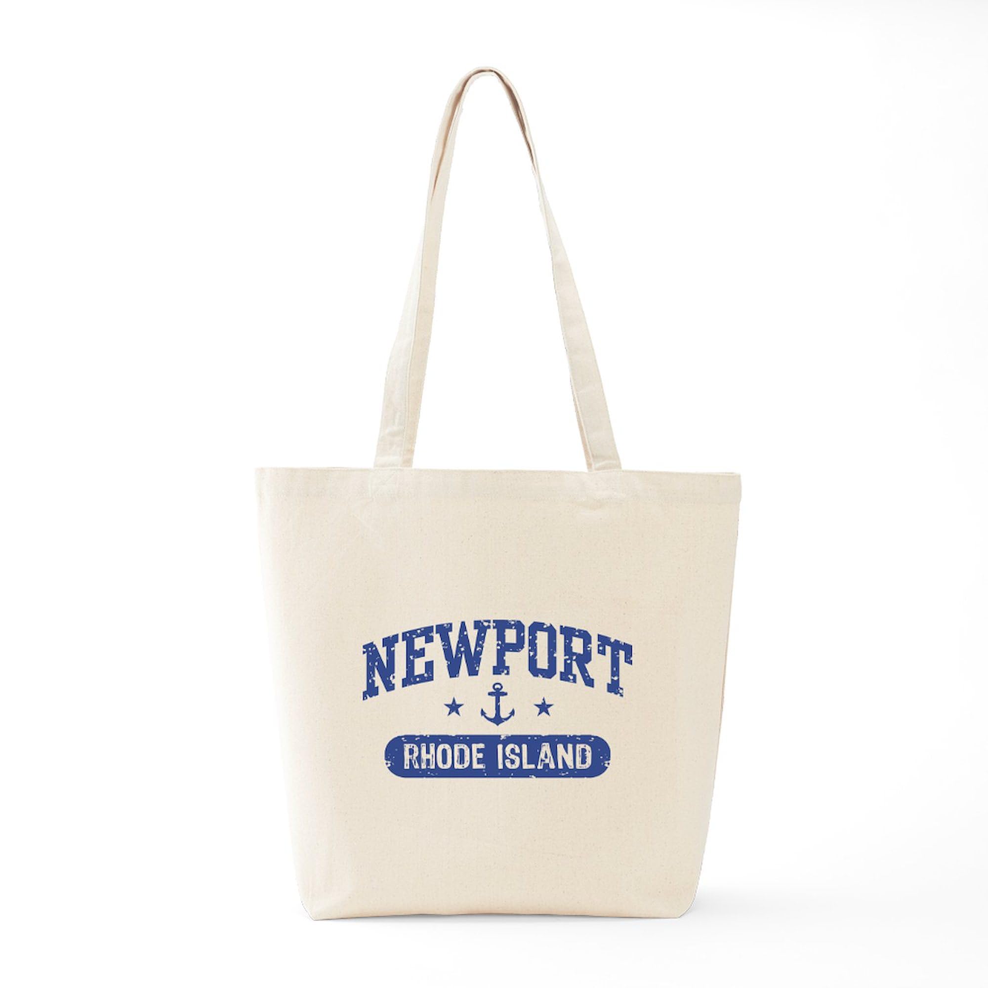 Newport Rhode Island Canvas Tote Bag - Eco-Friendly Reusable Shopping Bag for Beach, Groceries & Daily Use | CafePress Natural Cotton Tote