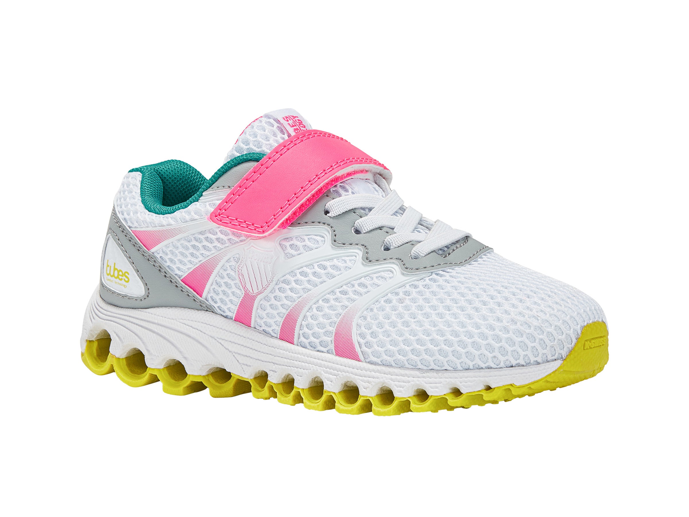 57160 025 M | High-Rise Neon Pink/Neon Teal/Optical Yellow Tubes 200 Strap - Perfect for Sports, Fitness, and Outdoor Activities