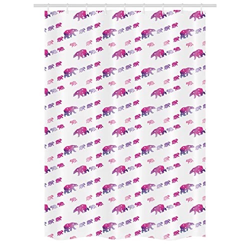 Magenta Purple and White