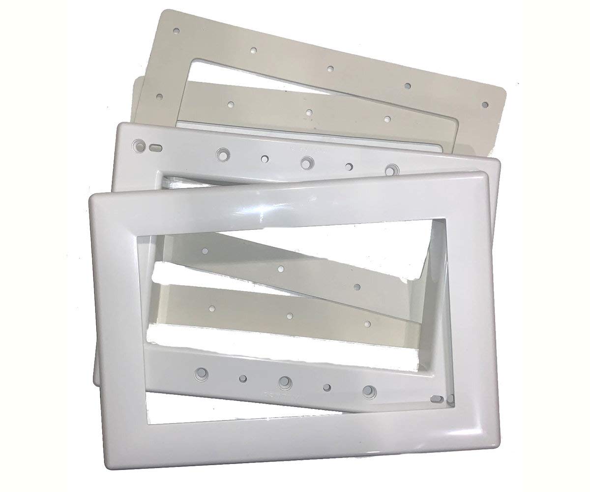 Waterco 292600 Supaskimmer Face Plate Assembly - Gray Replacement Part for Pool Skimmers | Perfect for In-Ground and Above-Ground Pools | Durable & Weather-Resistant