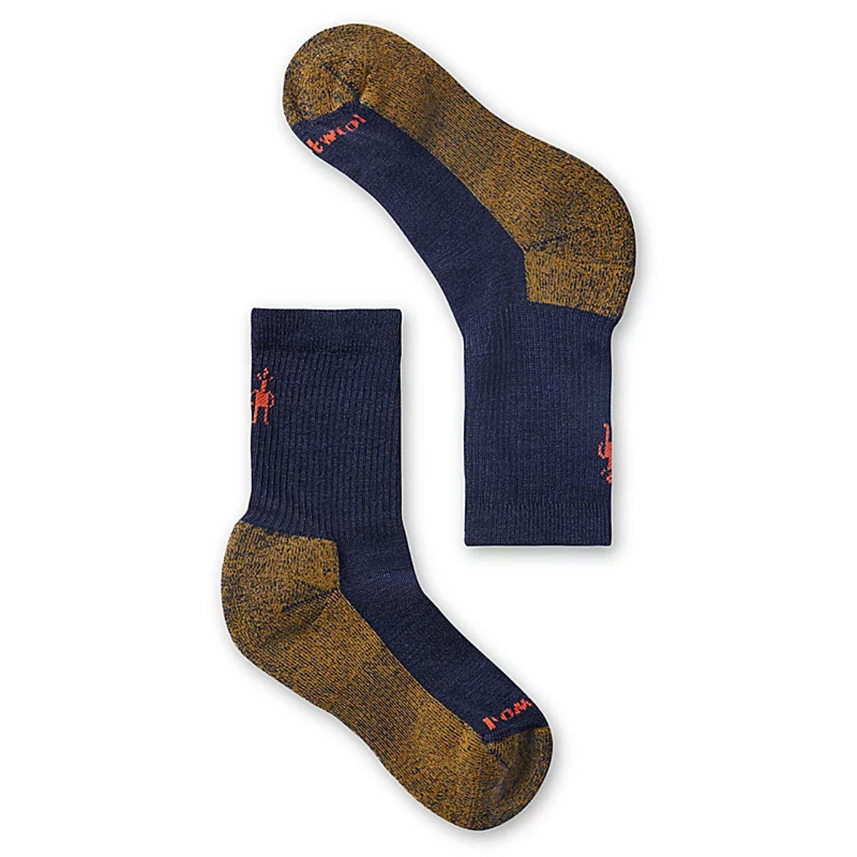 Kids' Hiking Socks with Light Cushion - Breathable Crew Socks for Boys & Girls - Perfect for Outdoor Adventures, Camping and Trail Walking