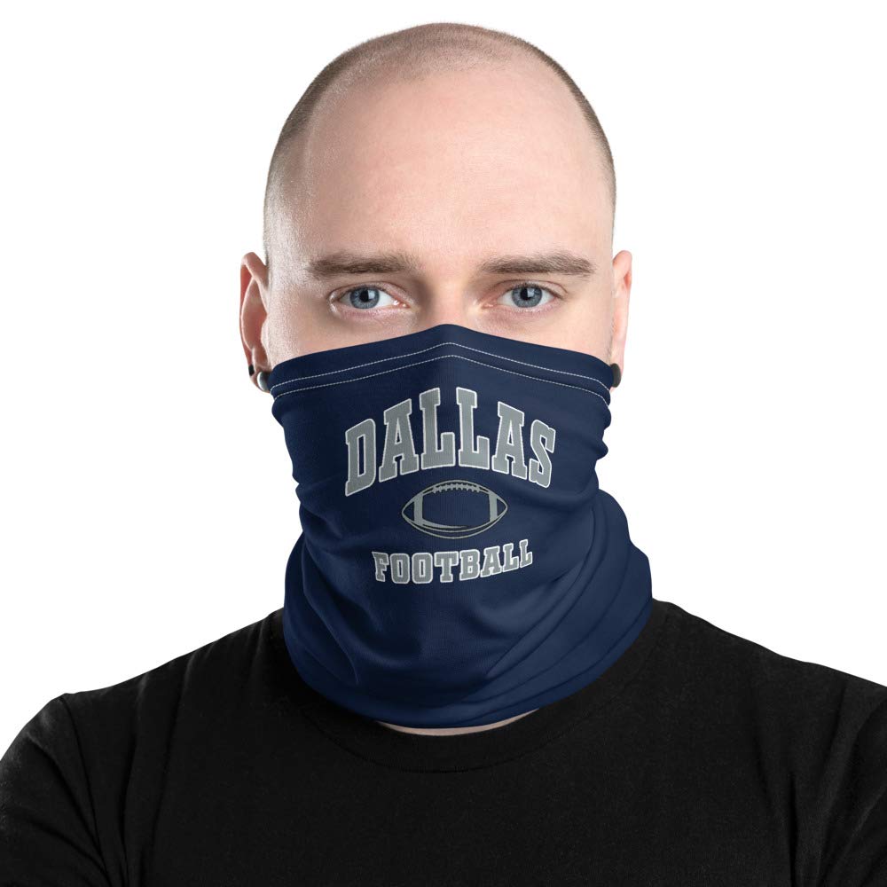 Dallas Cowboys Neck Gaiter - Adjustable Face Cover for Men & Women - Perfect for Football Games, Outdoor Sports, and Winter Protection