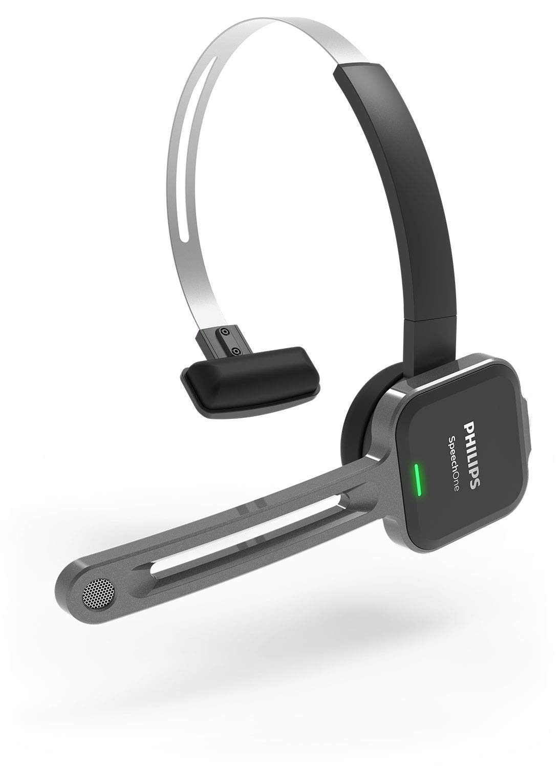 PHILIPS PSM6800/00 SpeechOne Wireless Dictation Headset with Docking Station, Status Light & Remote Control - Includes SpeechExec Pro Dictate Software for Medical, Legal & Office Transcription