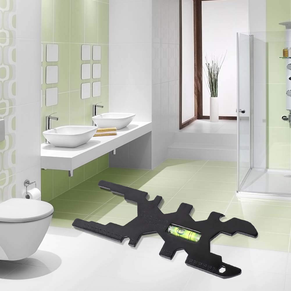 Cyrank Multi-Function Pipe Wrench Set - Professional Plumber's Wrench, Sink Wrench, Basin Wrench & Faucet Tool for Bathroom & Kitchen Plumbing Repairs - Durable Black Household Plumbing Tools for DIY & Professional Use