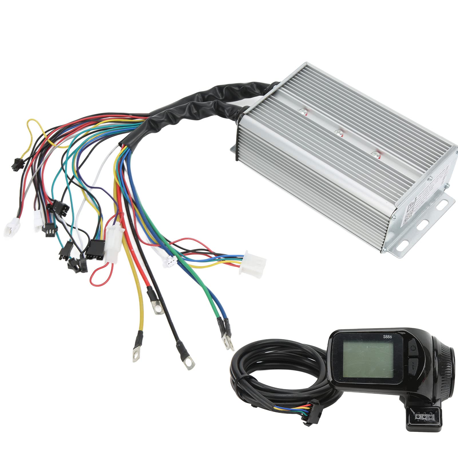 BTIHCEUOT Brushless Controller Kit for Electric Scooters & Bikes - 22.5mm Handlebars, Heat Resistant for Commuting & Outdoor Rides
