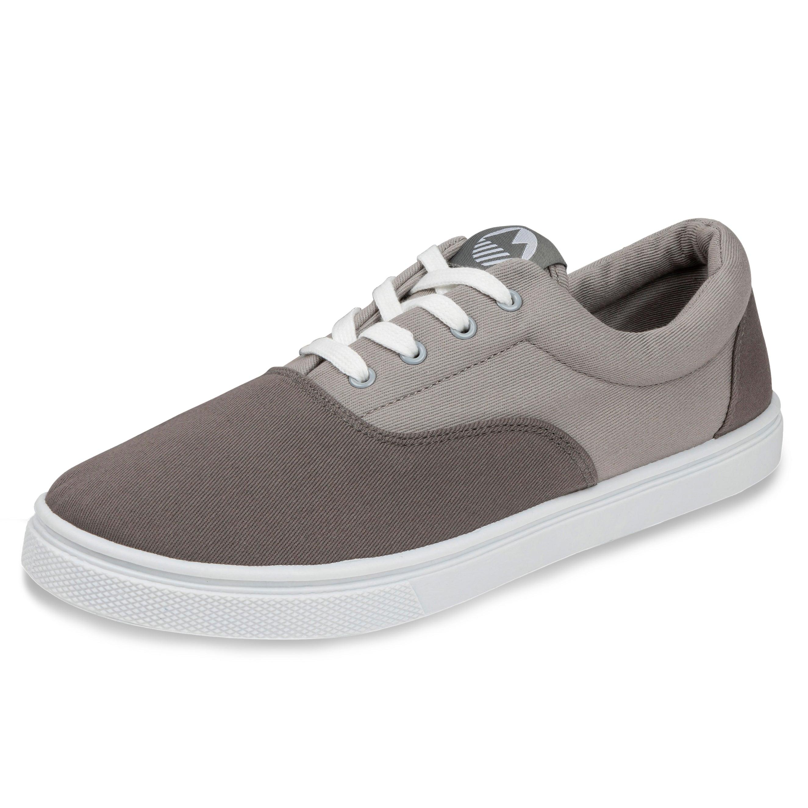 Men's Hudson Canvas Trainers - Lightweight Comfortable Sneakers for Walking, Running & Casual Wear | Breathable Fashion Shoes for Men | Perfect for Workouts, Travel & Everyday Use