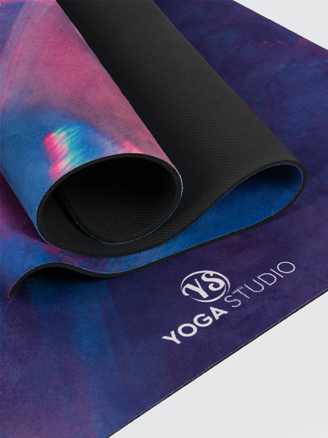 Eco-Friendly Vegan Suede Microfiber Yoga Mat 4mm - Non-Slip, Cushioned for Hot Yoga, Pilates & Home Workouts - Perfect for Beginners & Professionals
