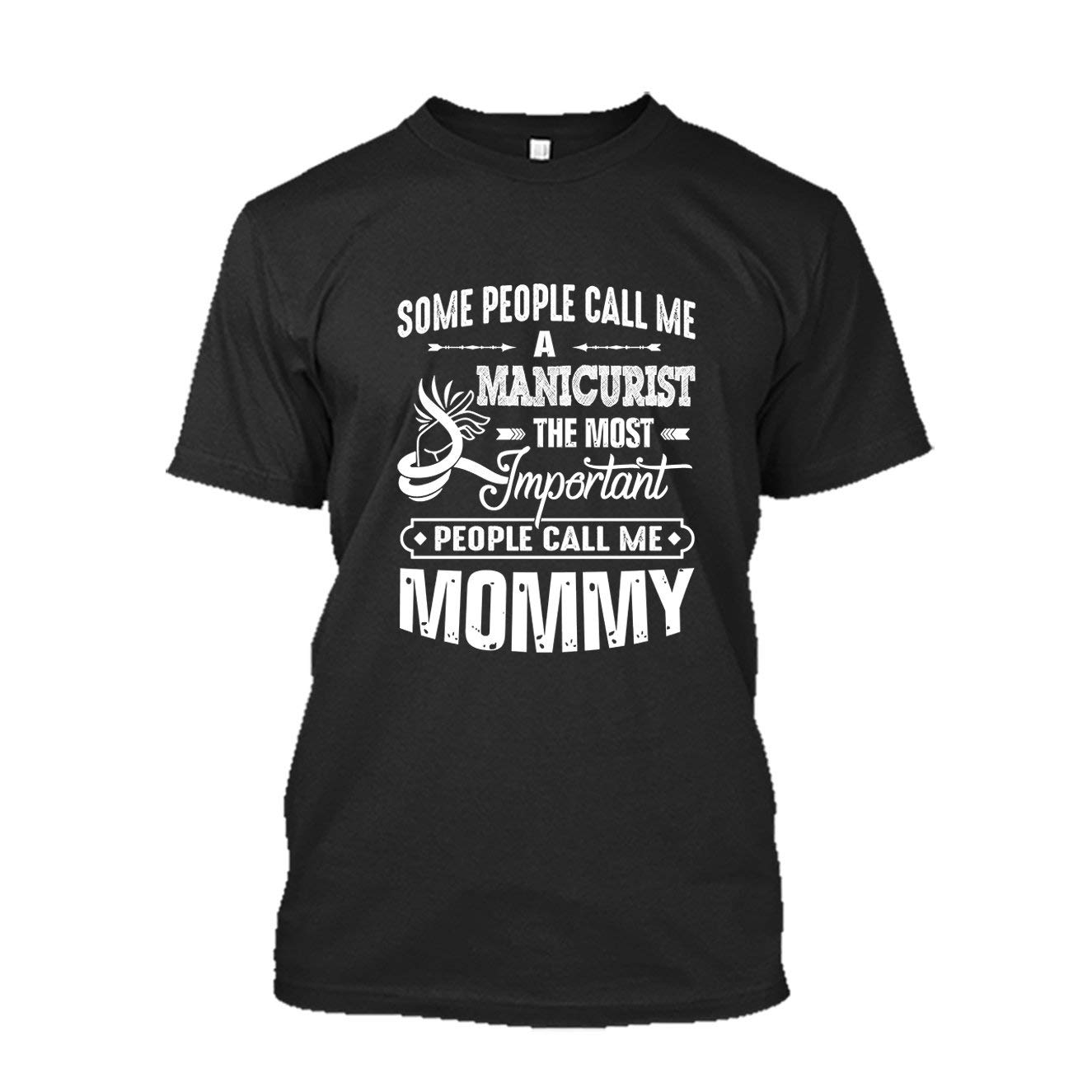 Stylish Unisex Short Sleeve T-Shirt for Manicurists & Moms - Perfect for Nail Salons, Mother's Day & Casual Wear