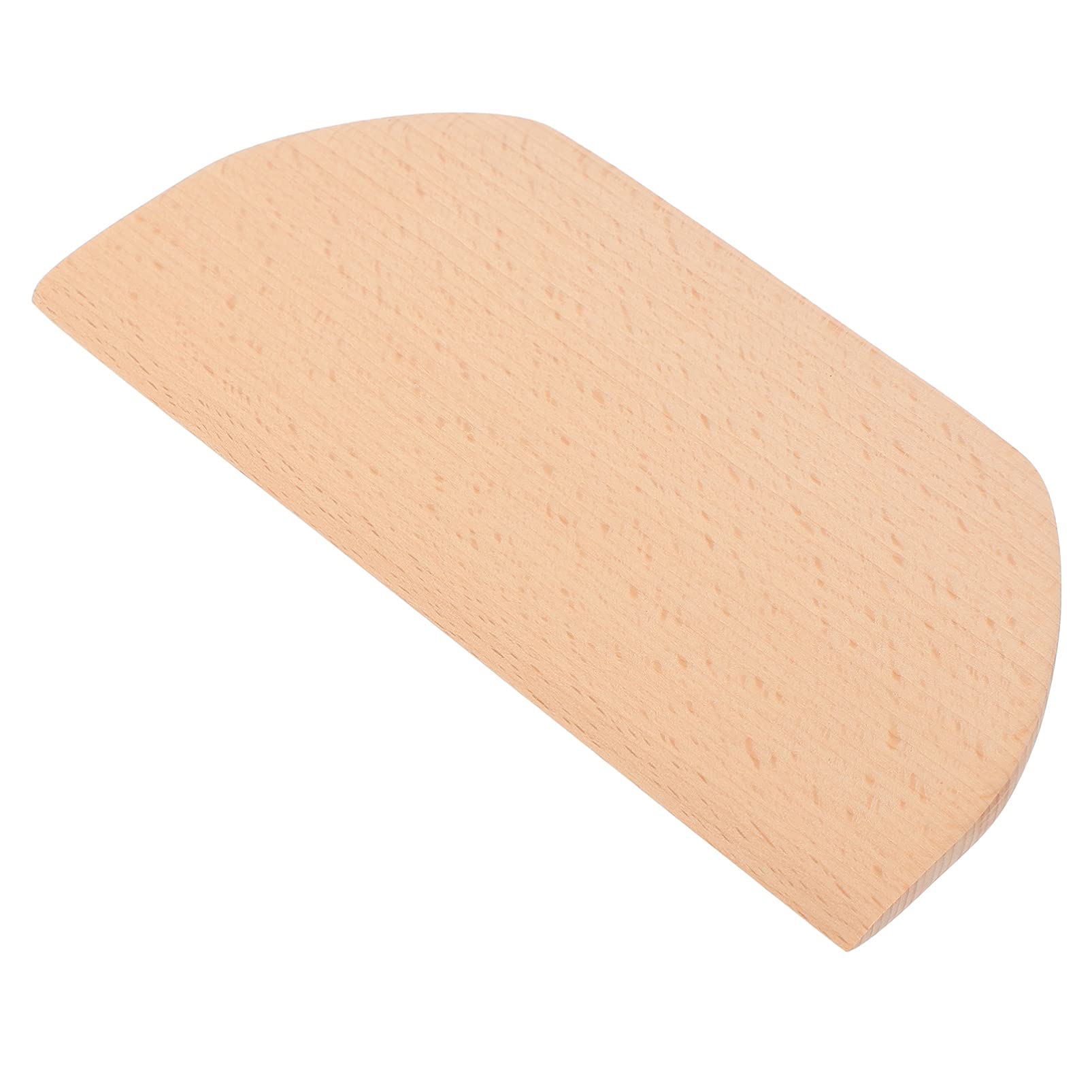 Premium Hemoton Multipurpose Wooden Bench Scraper - Dough Cutter, Cream Scraper & Kitchen Tool (1-Piece) - Perfect for Baking, Cooking & DIY Crafts