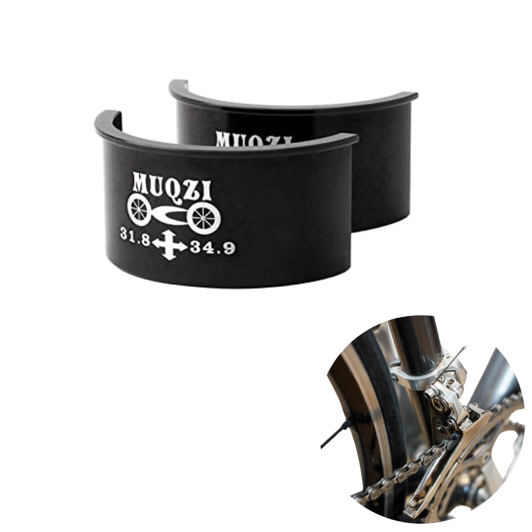 Shimano Front Derailleur Clamp Adapter Kit - 28.6mm, 31.8mm, 34.9mm Sizes for Bike Derailleur Adjustment | Perfect for Mountain & Road Bikes