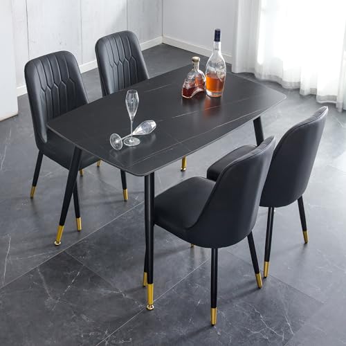 Black Table + Black Chais