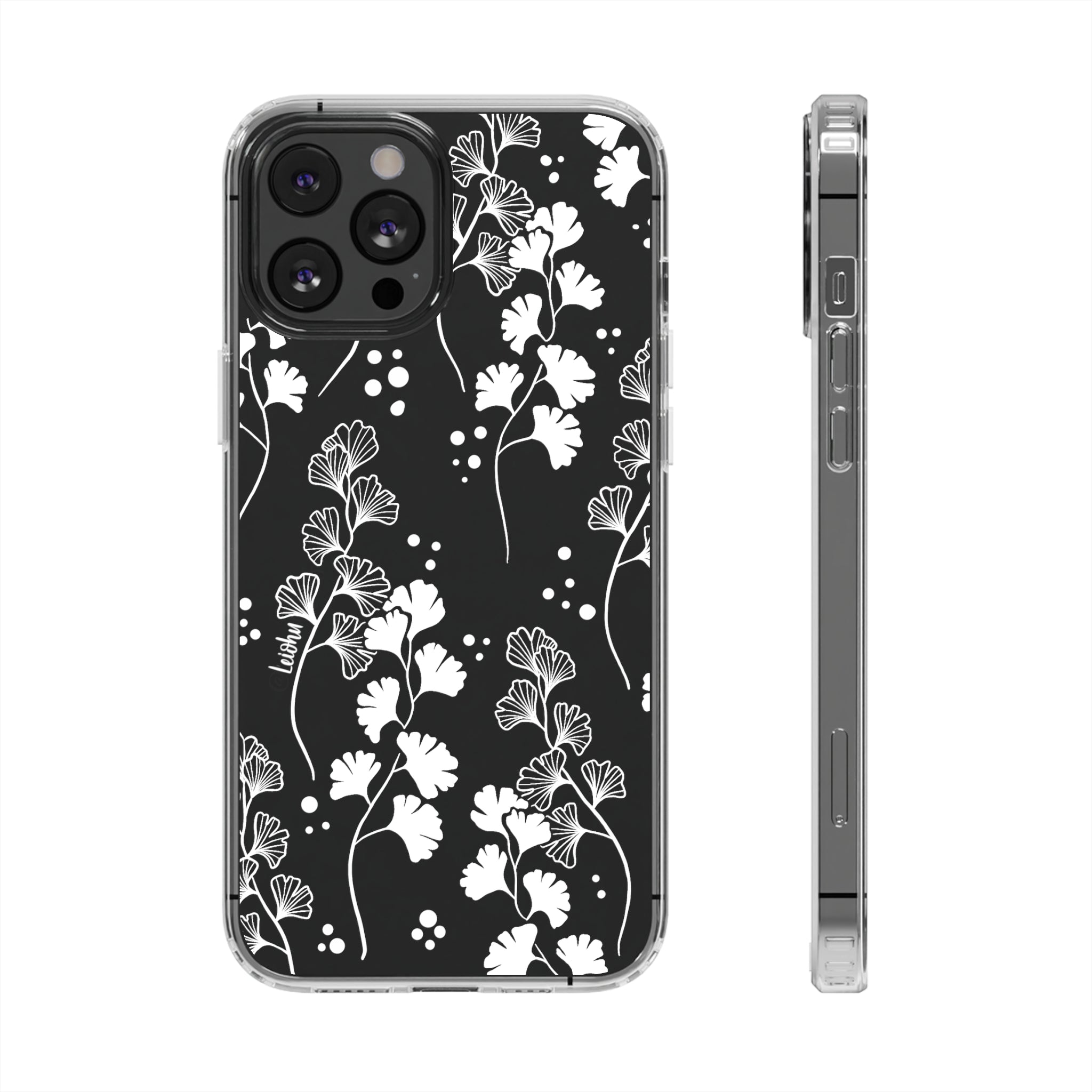 Groovy 'Iwa'iwa Clear Phone Case - Slim Protective Cover for iPhone & Samsung | Trendy Aesthetic Design for Everyday Use & Travel