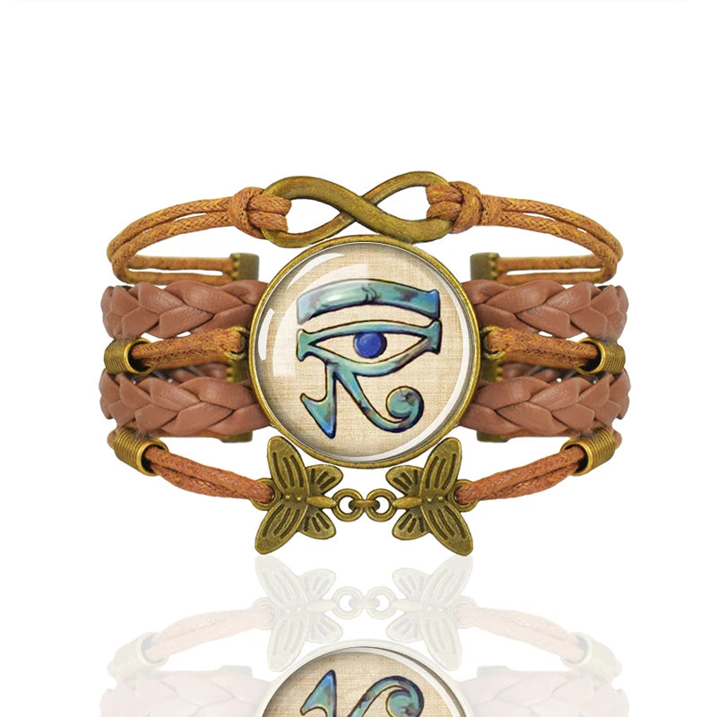 Egyptian Kingdom Bracelet - Handmade Ancient Egyptian Style Jewelry for Women | Perfect for Boho Fashion, Cultural Events & Gift Giving