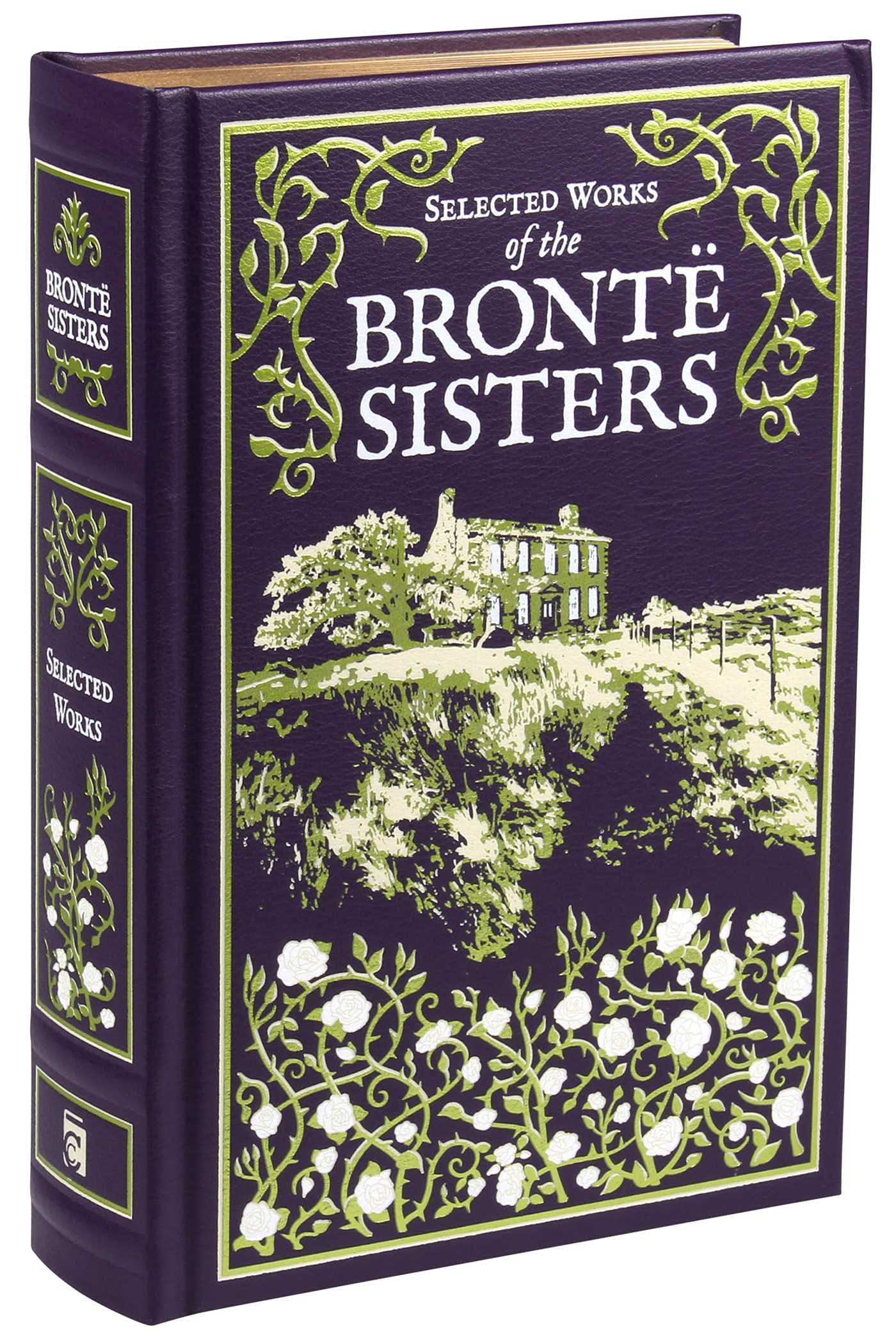 Bronte Sisters Leather-Bound Classics Collection - Wuthering Heights, Jane Eyre & More | Perfect for Book Lovers, Literary Gifts & Home Library Decor